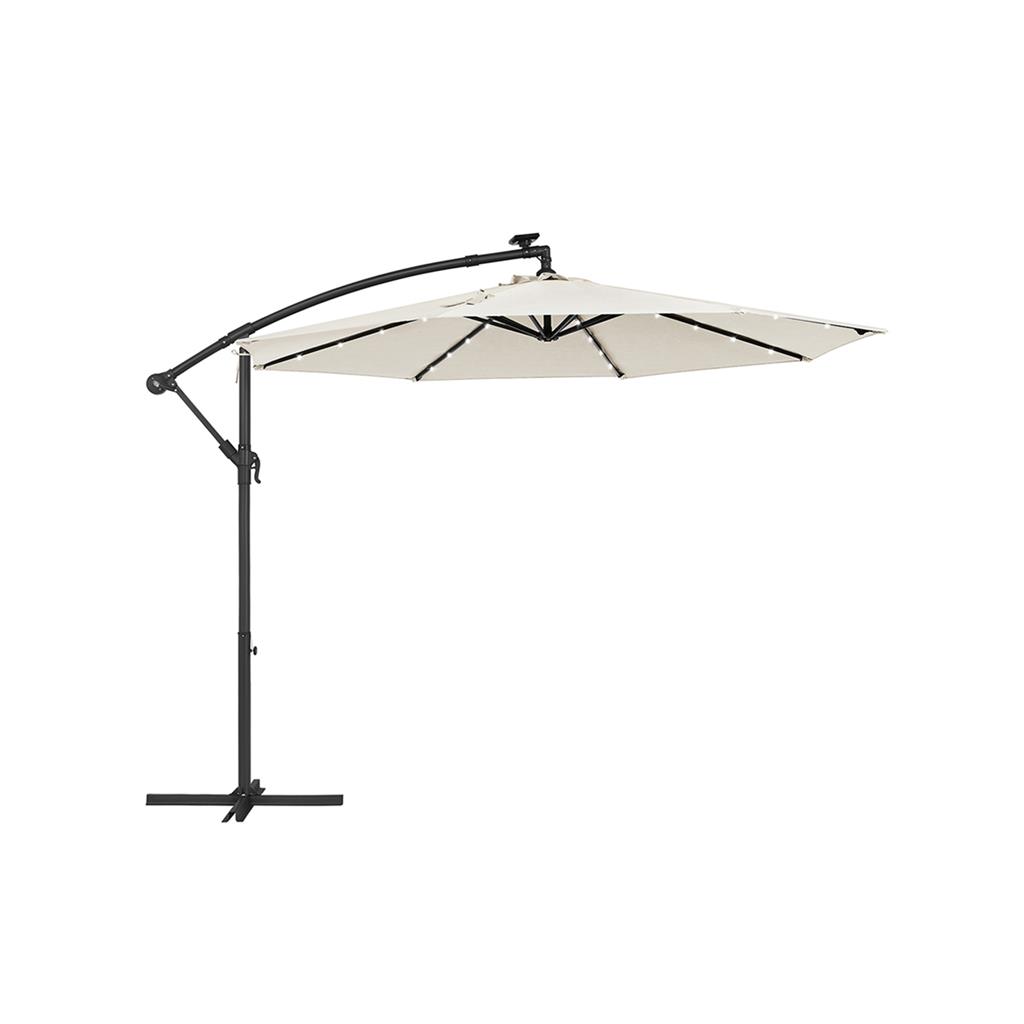 Parasol with Solar-Powered LED - Indigo Home