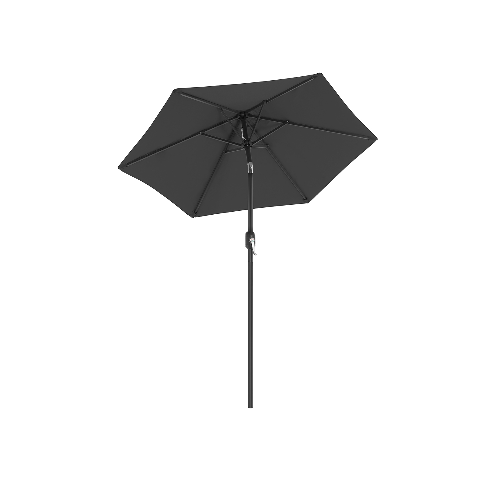 Grey Adjustable Parasol Umbrella for Outdoor - Indigo Home