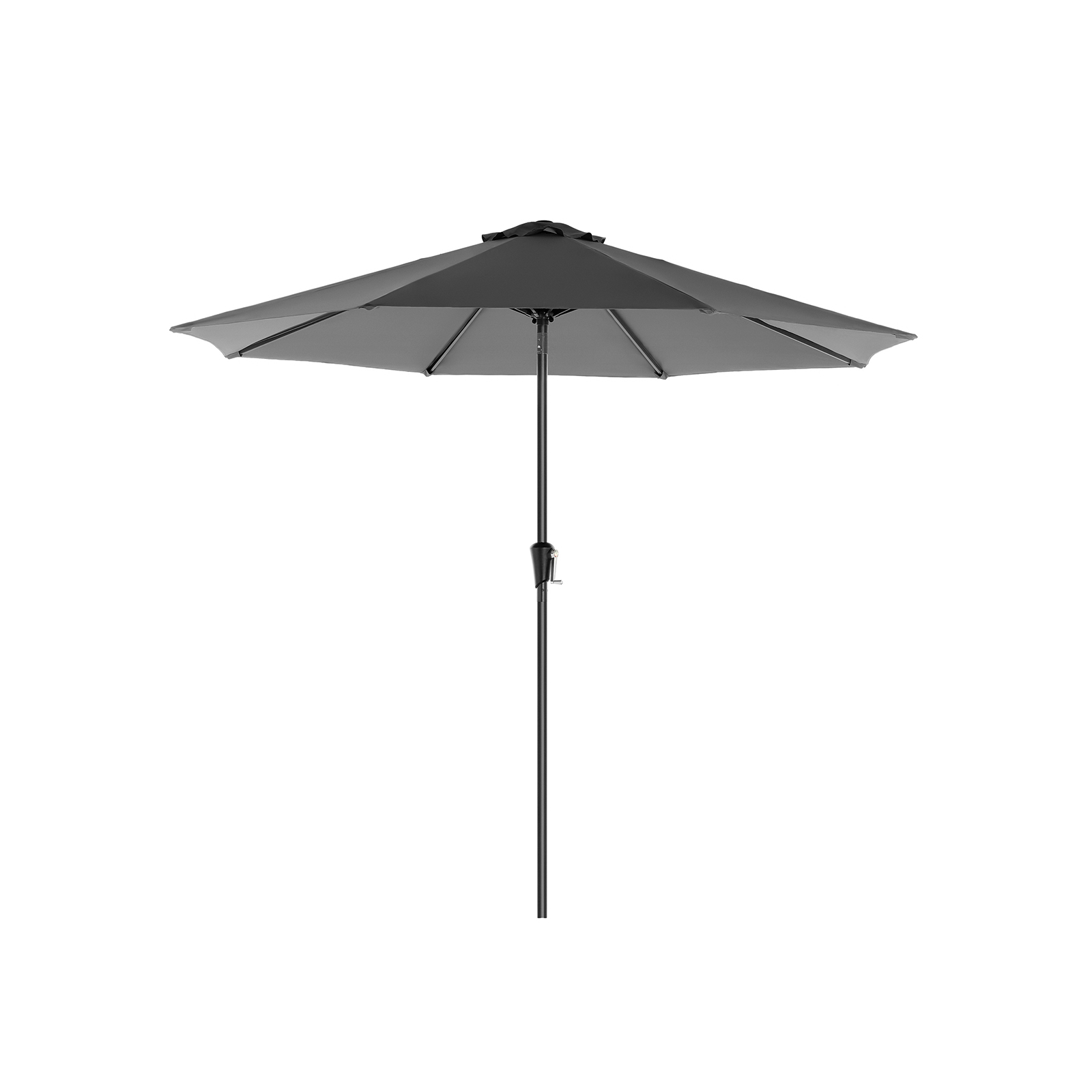 Grey Outdoor Parasol with Air Vent30GYV1 - Indigo Home