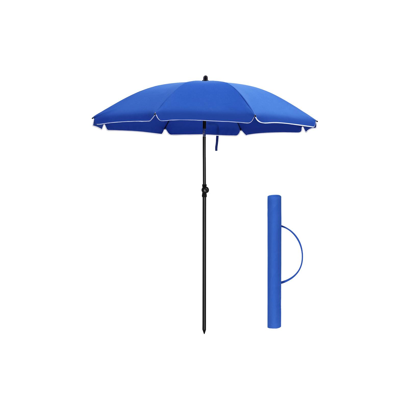 Sun Protection Beach Umbrella - Indigo Home