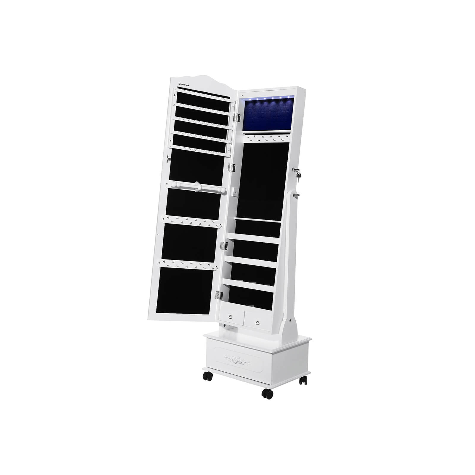 Mobile Jewellery Cabinet - Indigo Home