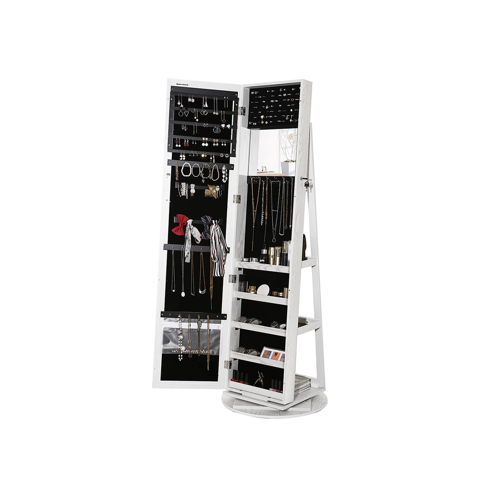 Rotatable Jewellery Cabinet - Indigo Home