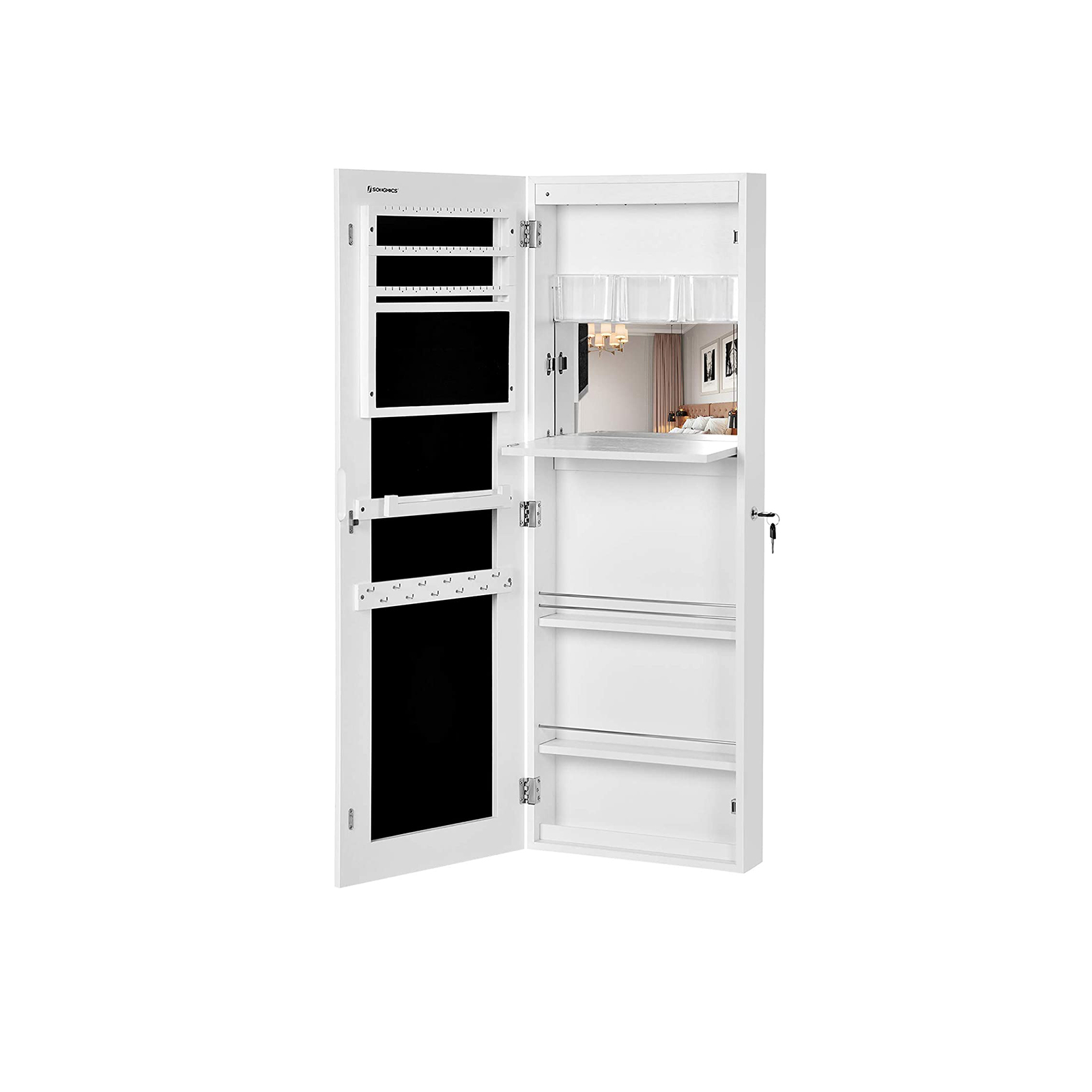 Frameless Jewellery Cabinet - Indigo Home