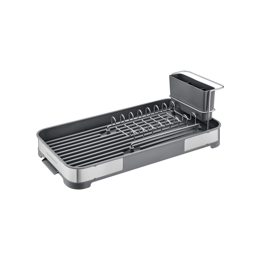 FENWELL Dish Drying Kitchen Utensil Racks - Silver and Grey - Indigo Home