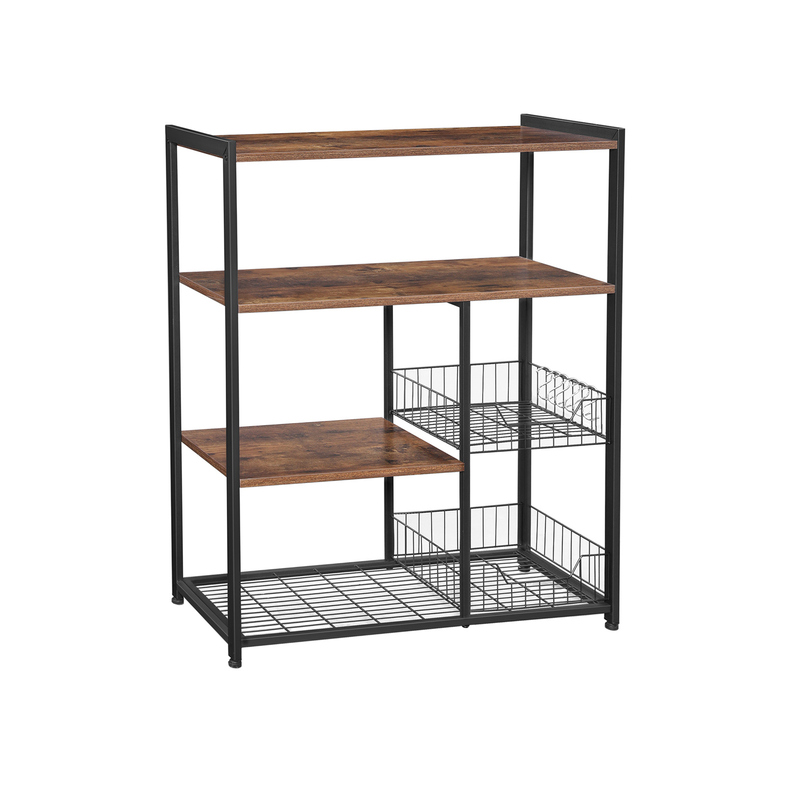 Mesh Baskets Kitchen Shelf - Indigo Home