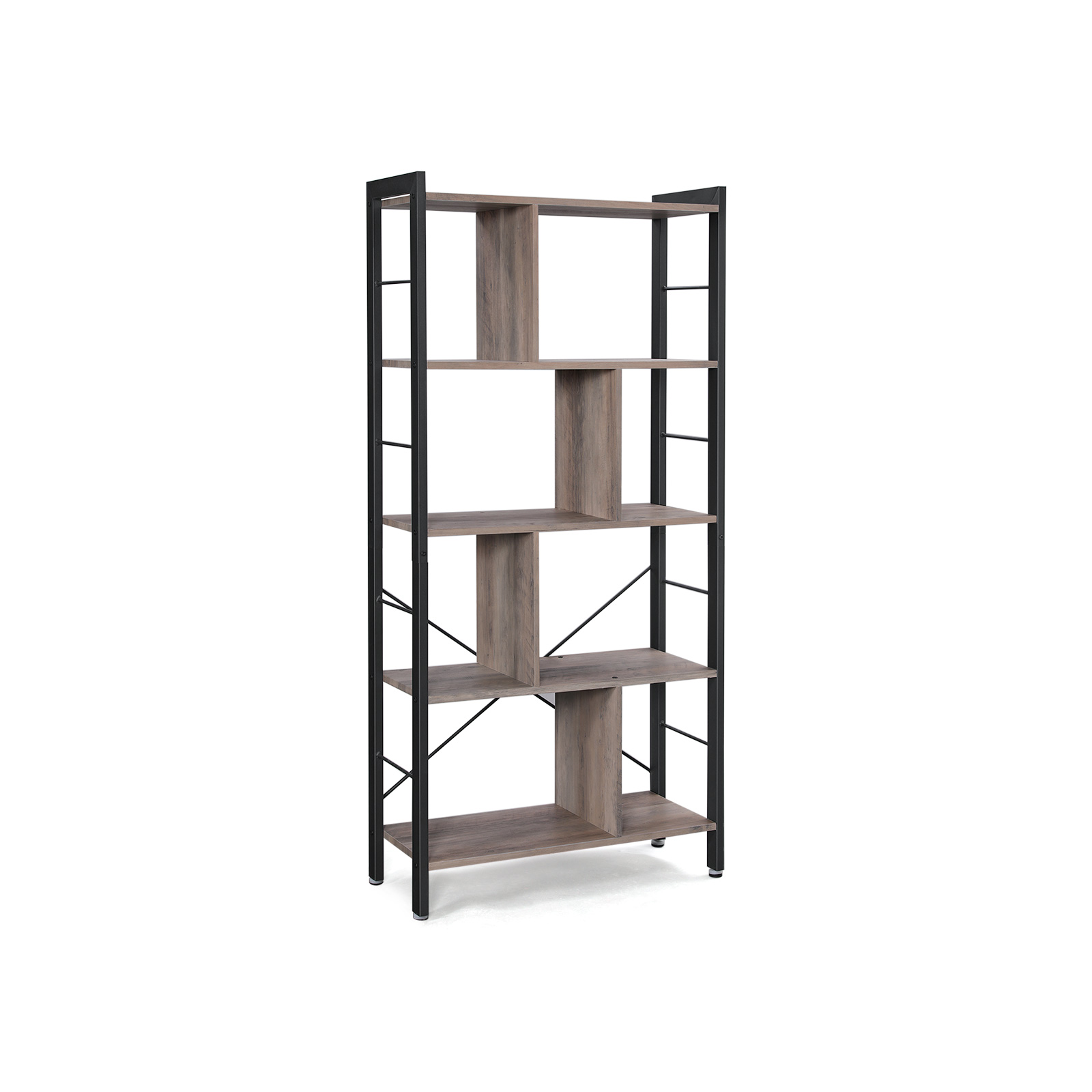 Large 4-Tier Bookcase - Indigo Home