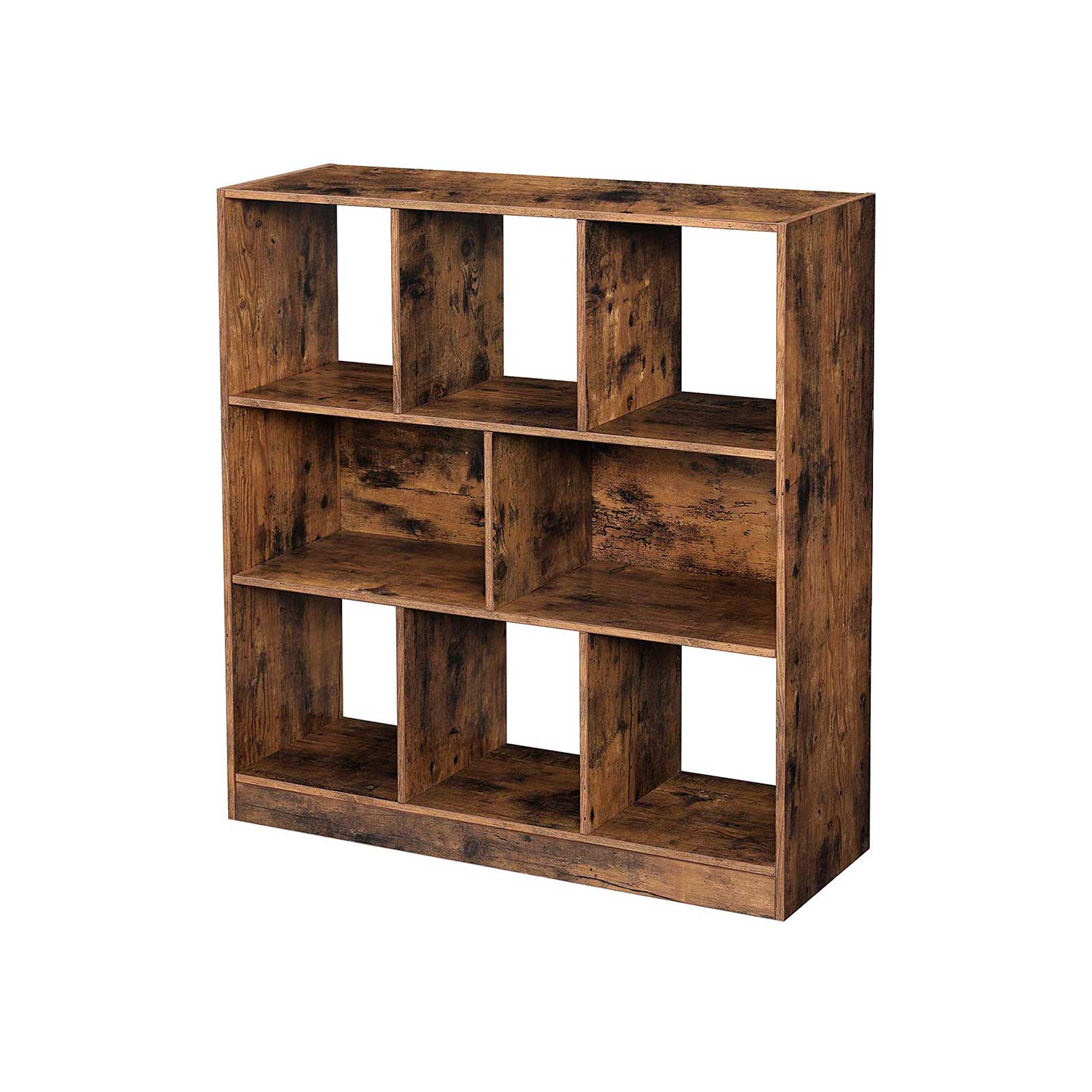 8-Compartment Bookshelf - Indigo Home