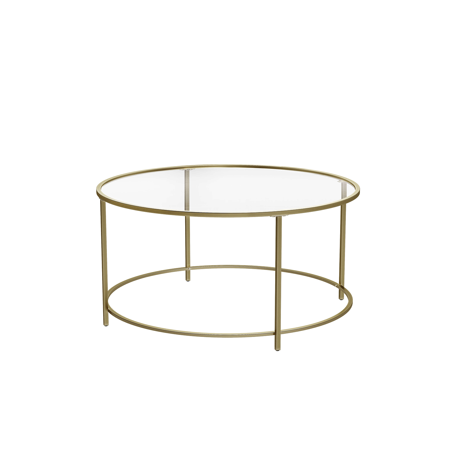 Round Glass Coffee Table - Indigo Home