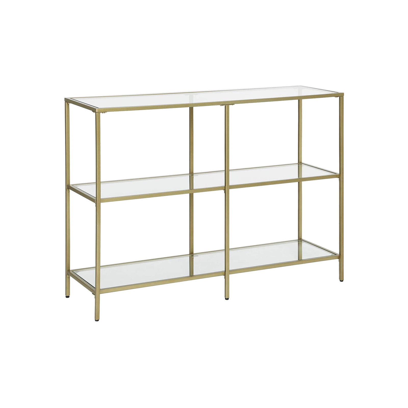 Tempered Glass Sofa Table - Indigo Home