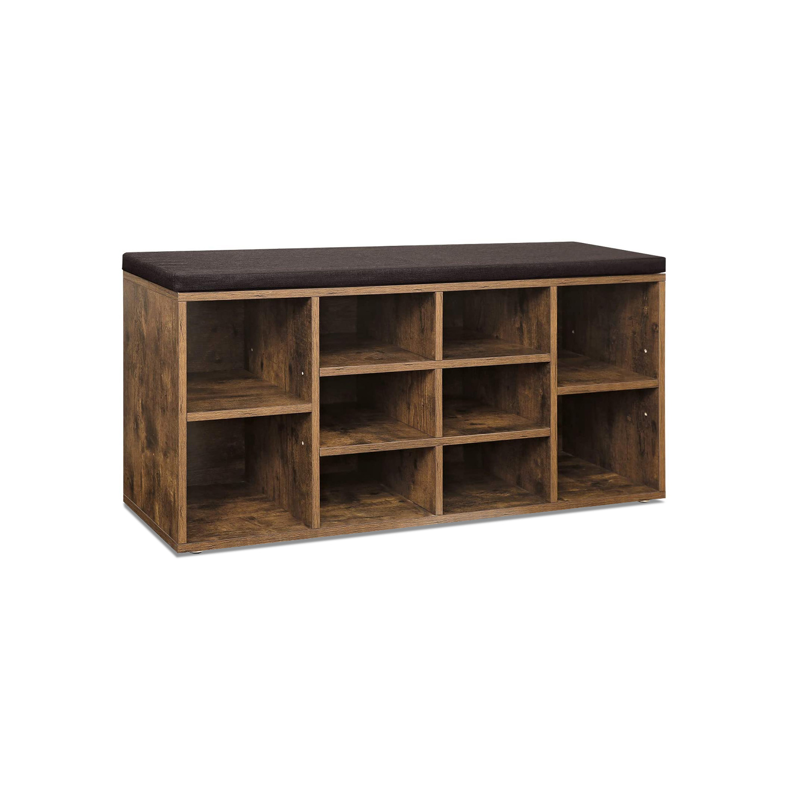 Adjustable Shelves Storage Bench - Indigo Home