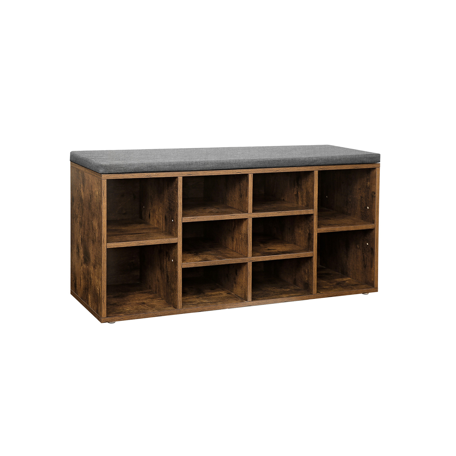 Shoe Bench Rustic Brown - Indigo Home
