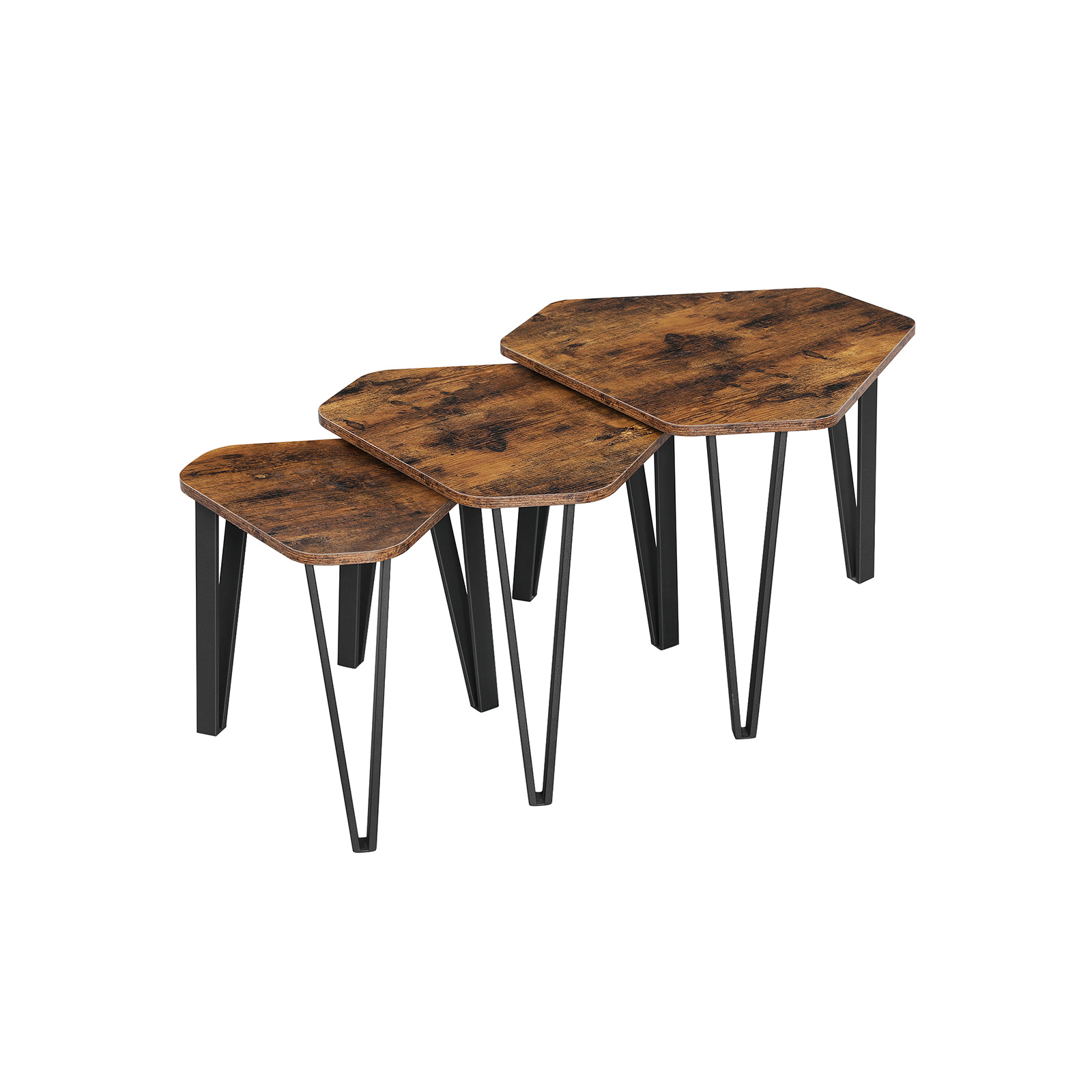 Set of 3 Nesting Coffee Table - Indigo Home