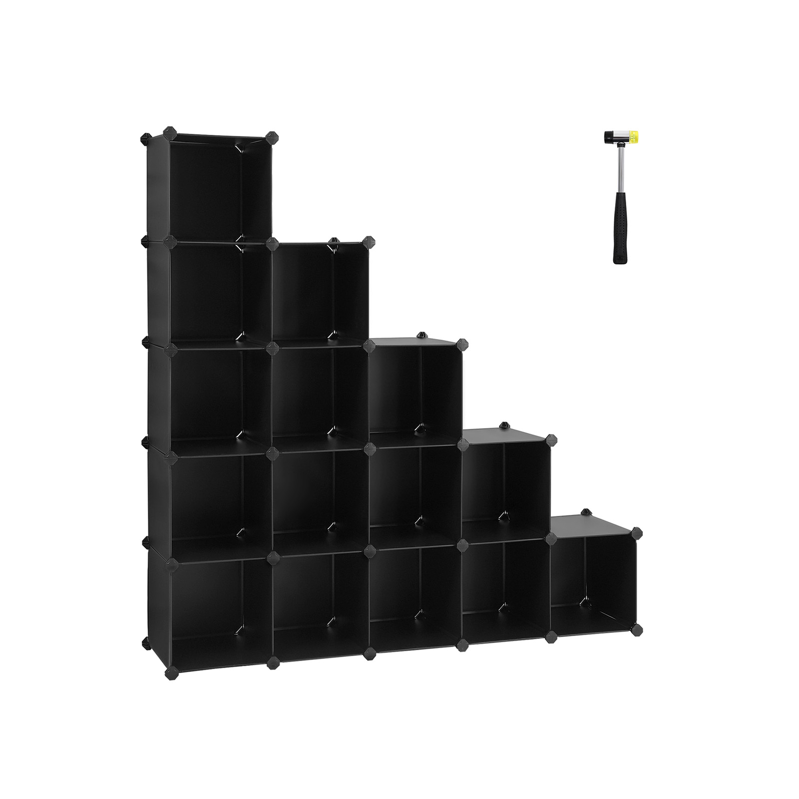16 Cubes Book Shelf - Indigo Home