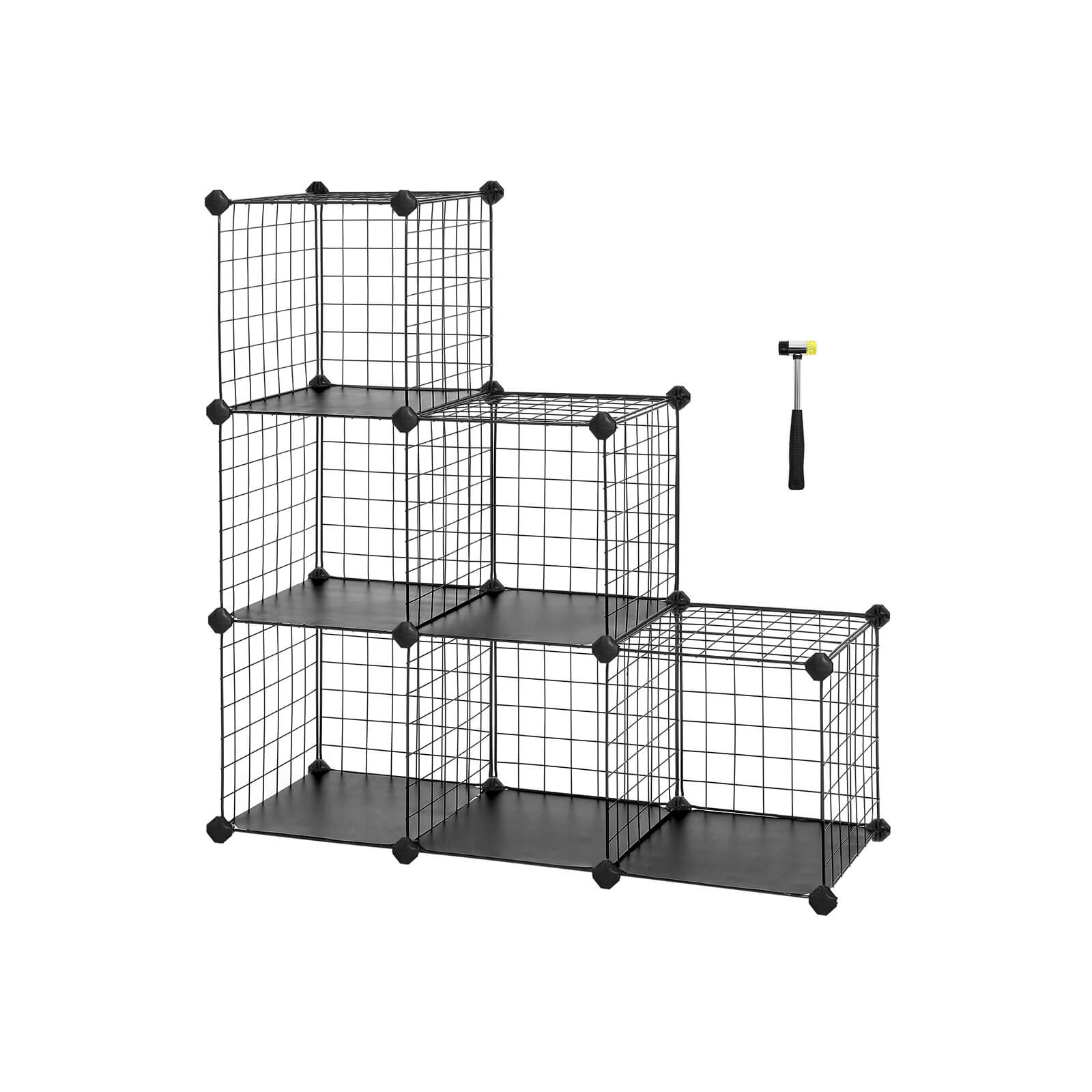 Black Metal Wire Cube - Indigo Home