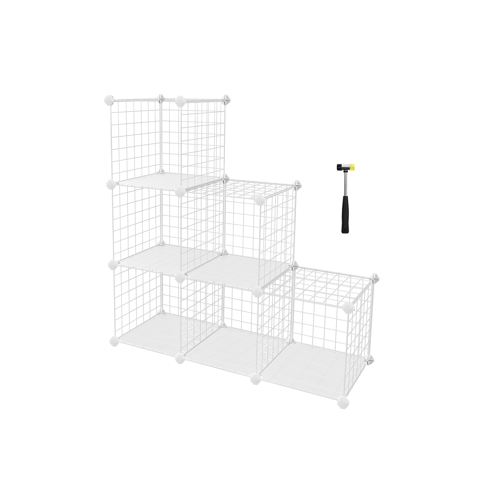 White Wire Mesh Organizer - Indigo Home