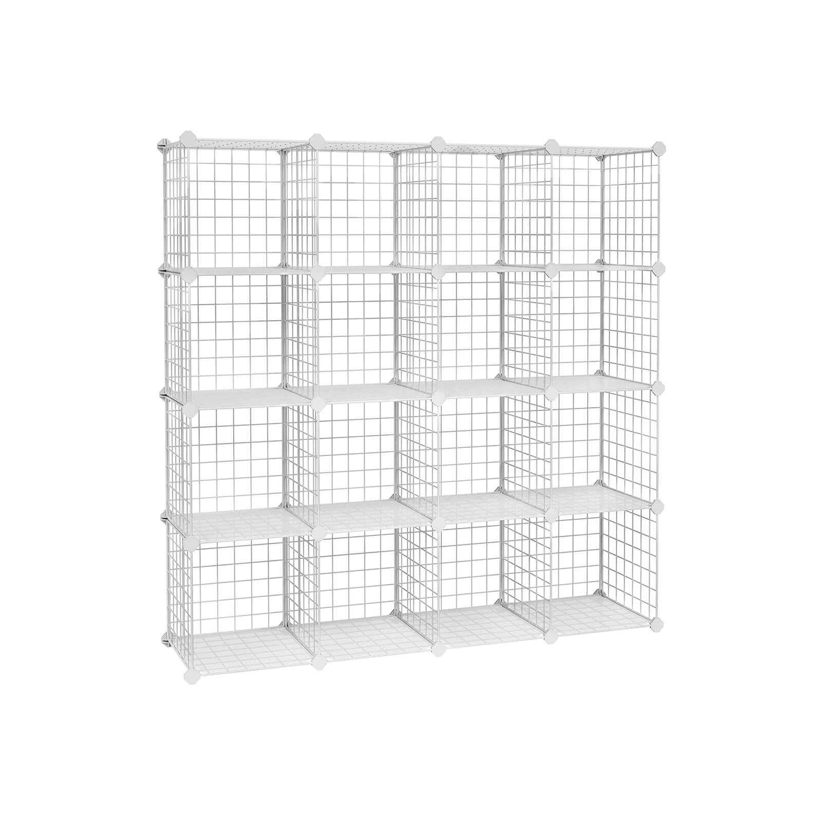 16 Mesh Cubes Organiser - Indigo Home
