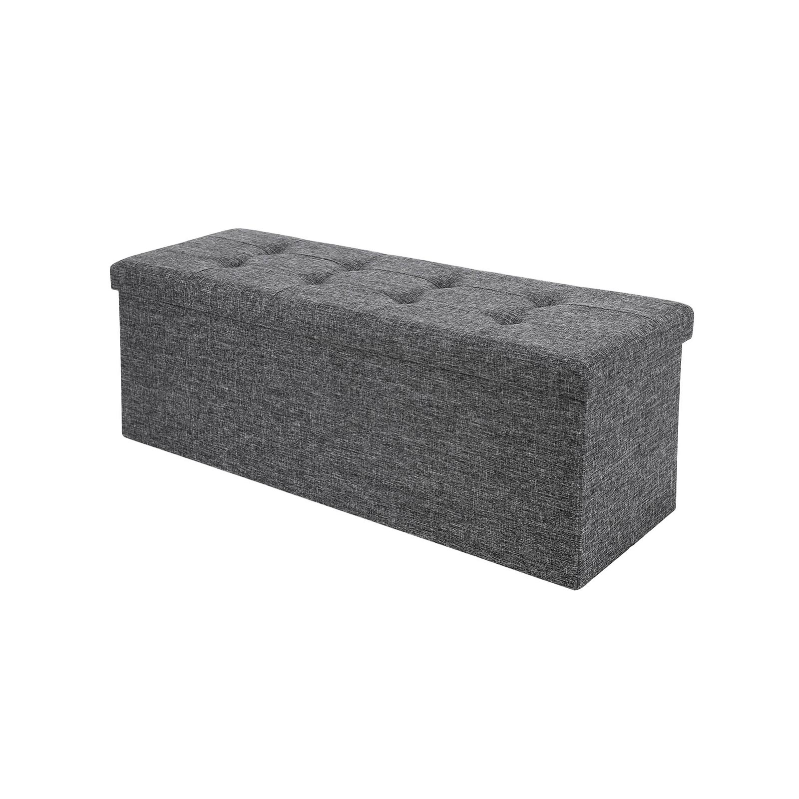 Folding Storage Ottoman - Indigo Home