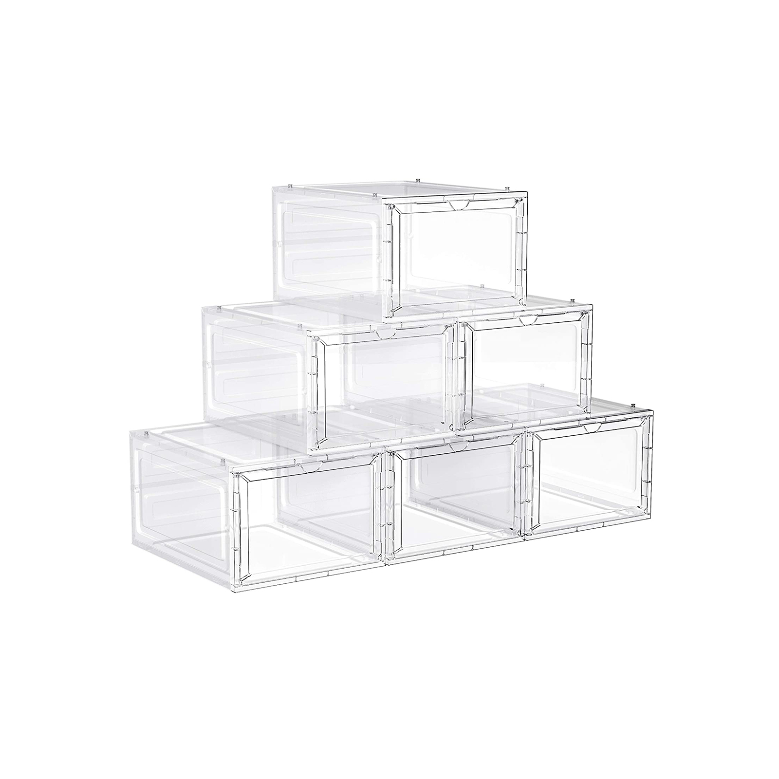 Shoe Boxes White - Indigo Home