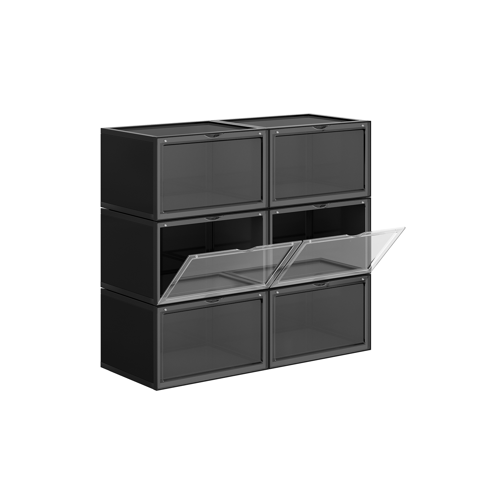 6 Shoe Boxes Set - Indigo Home