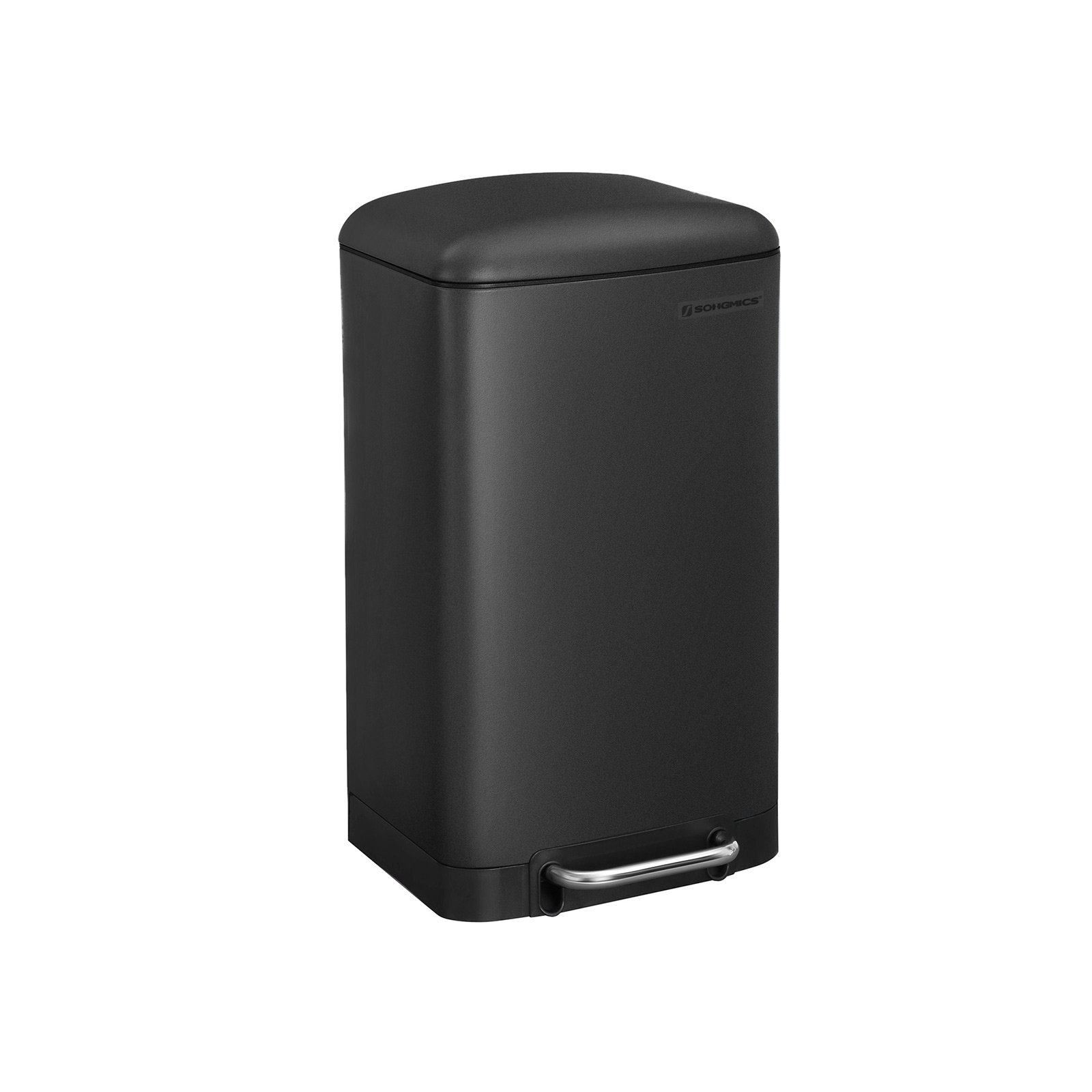 Black Step Trash Can with Inner Bucket - Indigo Home