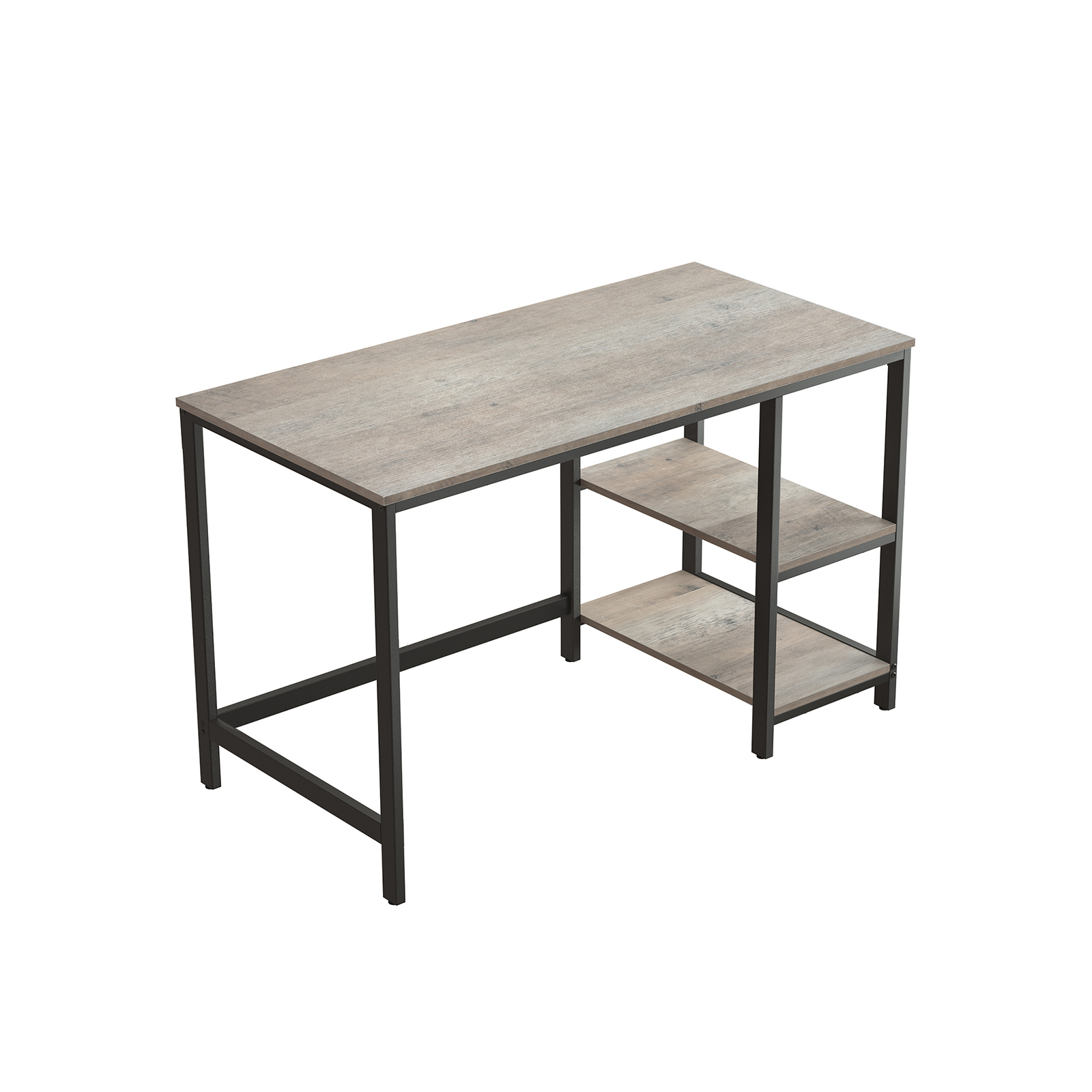 Computer Desk with 2 Shelves - Indigo Home