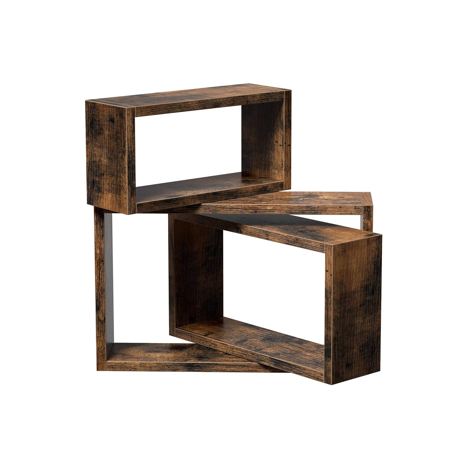 Wall Shelves Rustic Brown - Indigo Home