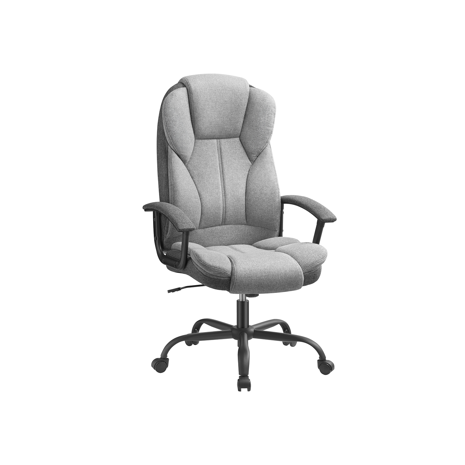 Office Chair - ORASO Swivel Armrest Chair - Dove Grey - Indigo Home