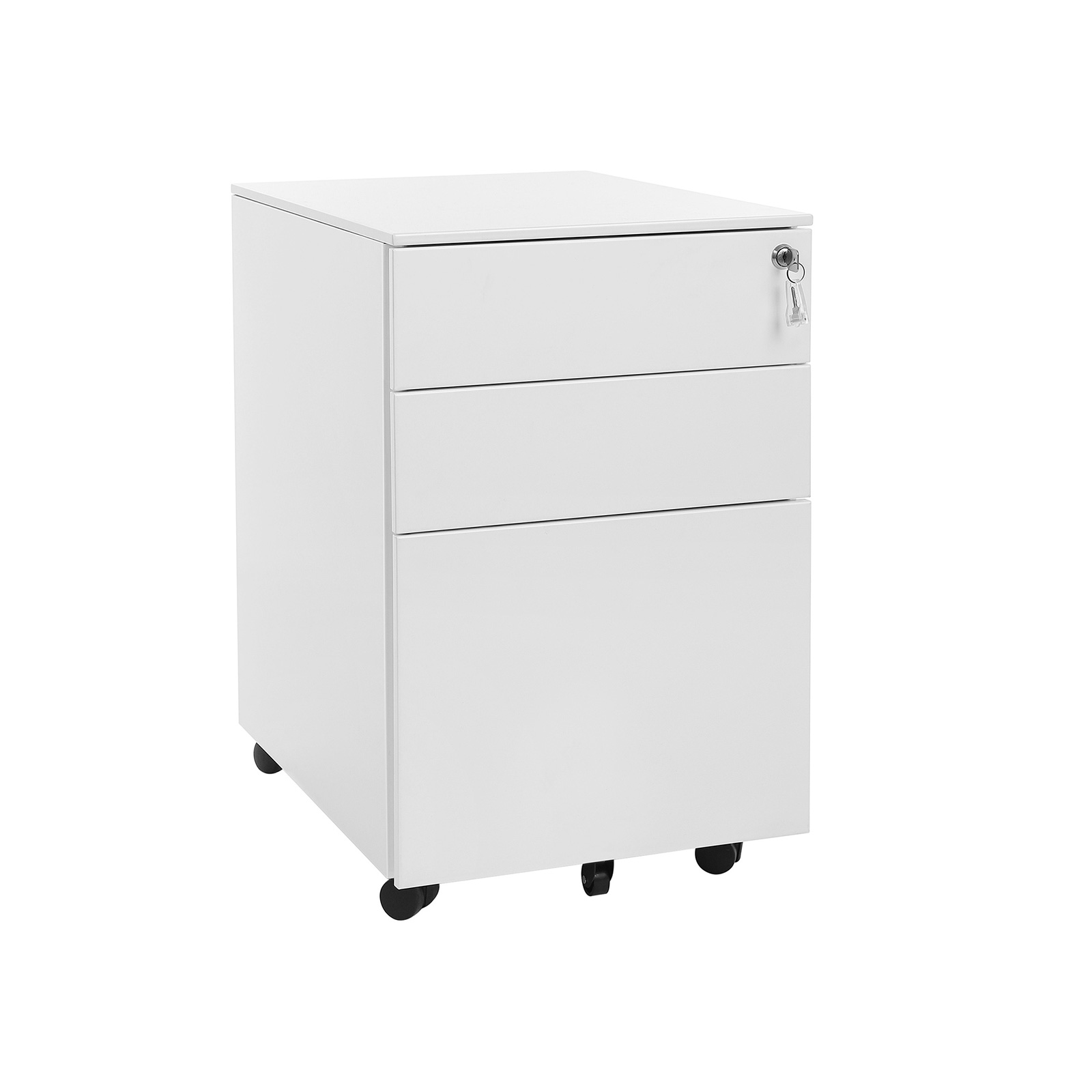White Steel File Cabinet - Indigo Home