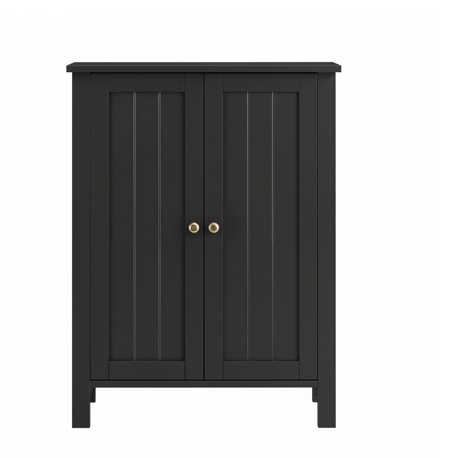 BRISTOWELL Double Door Bathroom Cabinet - Black - Indigo Home