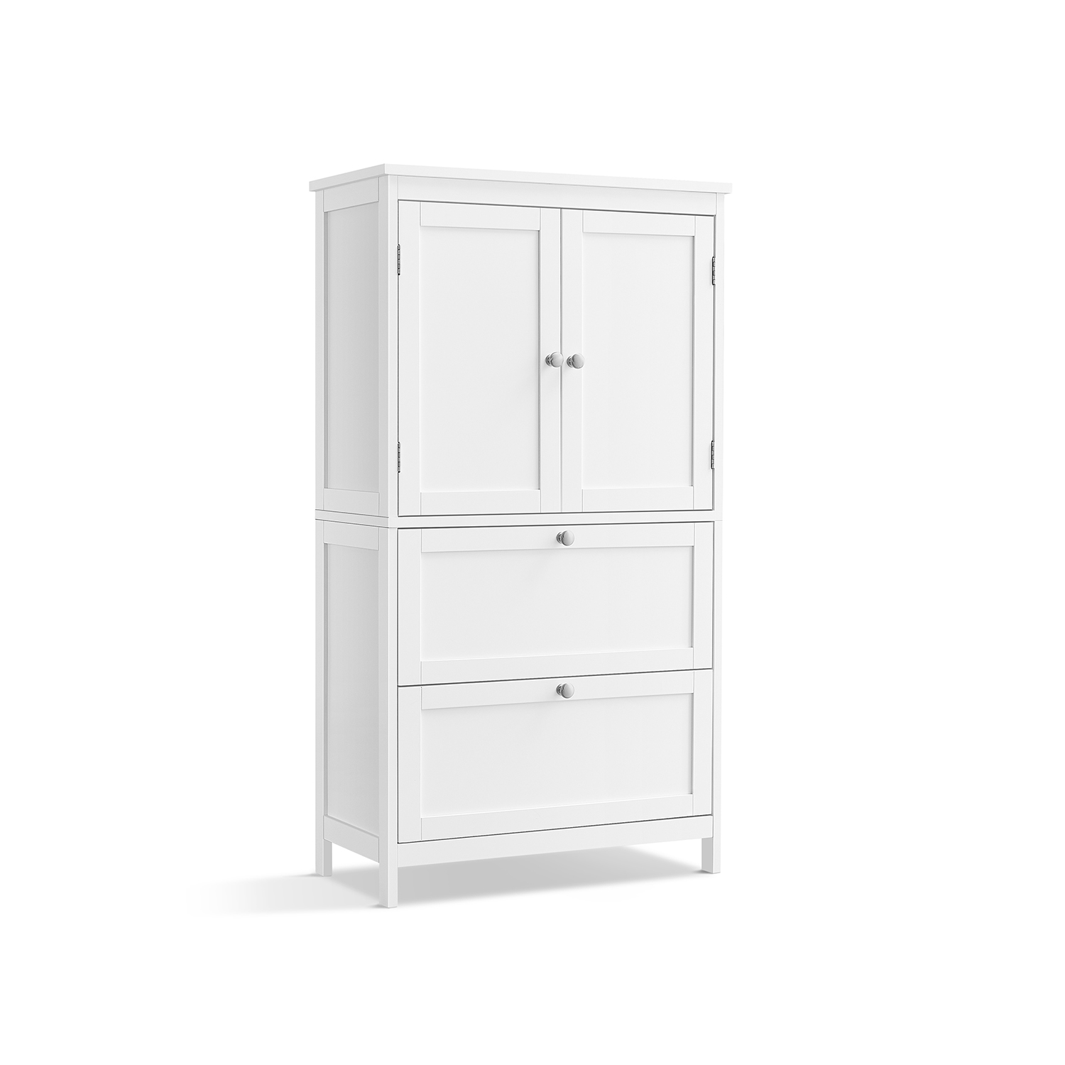 Freestanding Storage Cupboard with 2 Drawers and 2 Doors - Indigo Home