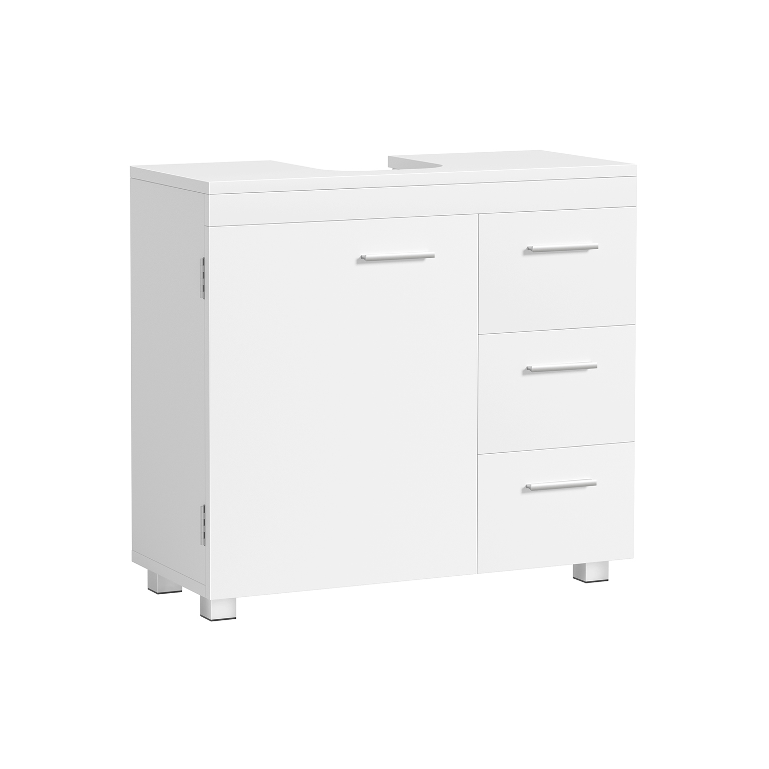 Under Sink Bathroom Cabinet, Storage Cabinet, with 3 Drawers - Indigo Home