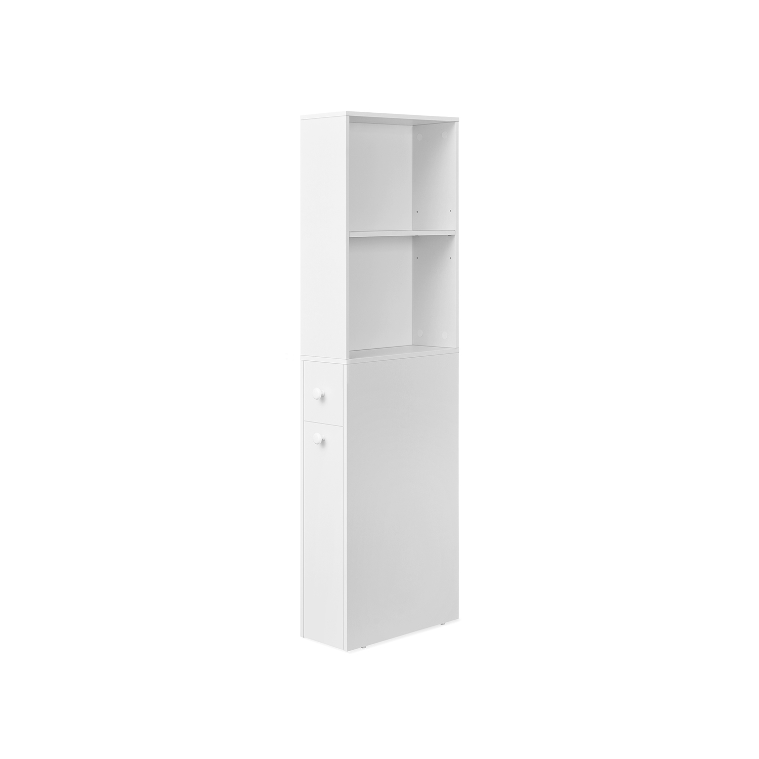 Tall Bathroom Cabinet Classic White - Indigo Home
