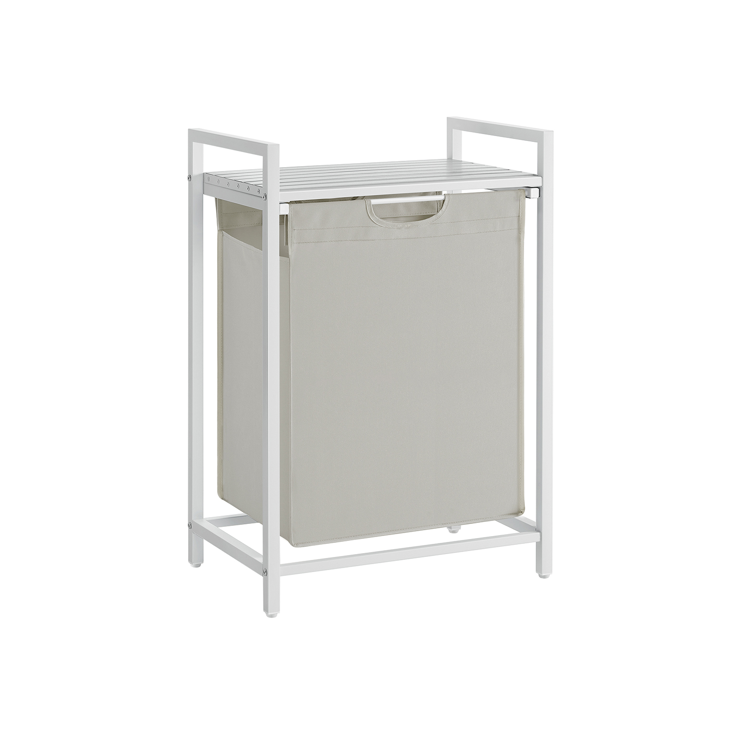 65L Laundry Basket White - Indigo Home