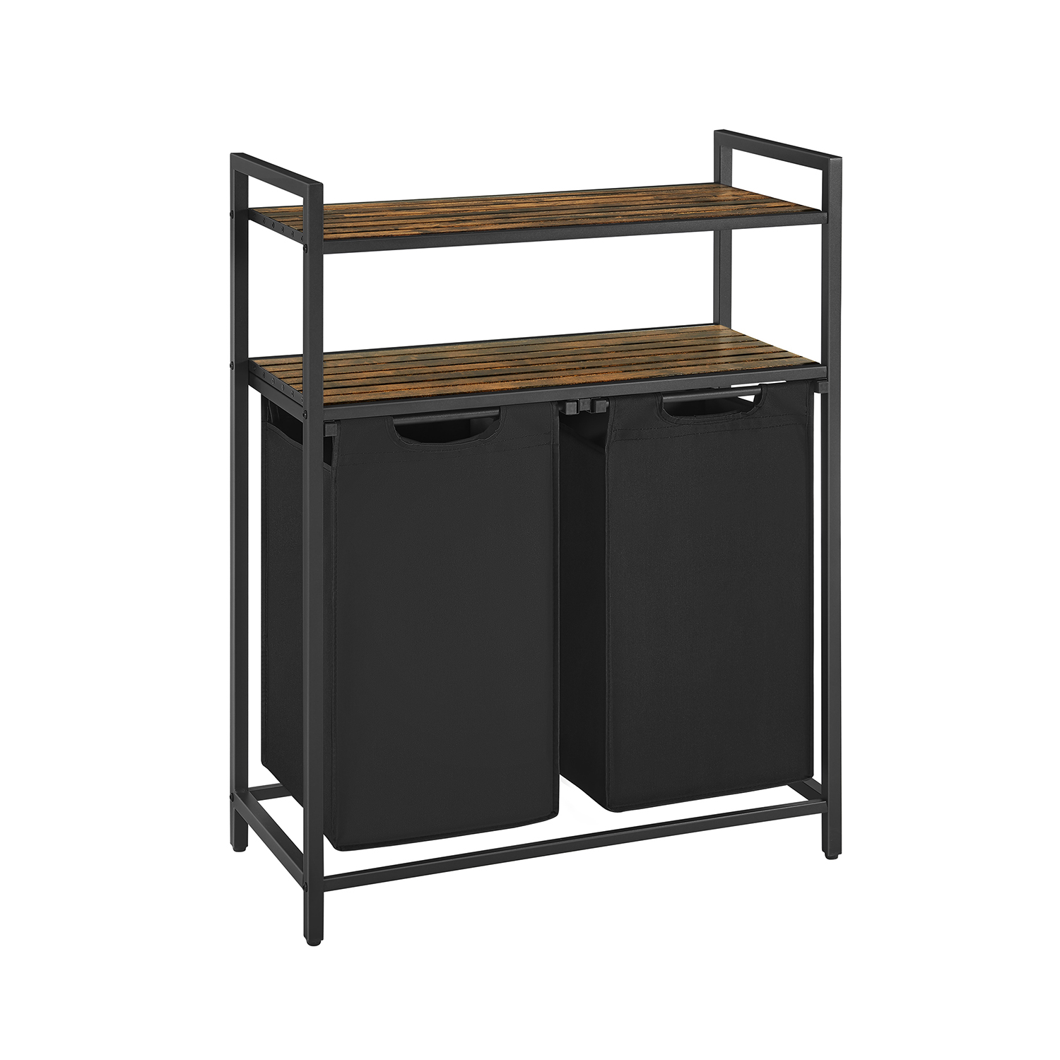 Laundry Basket - ZARDA 46L Basket Rustic Brown - Indigo Home