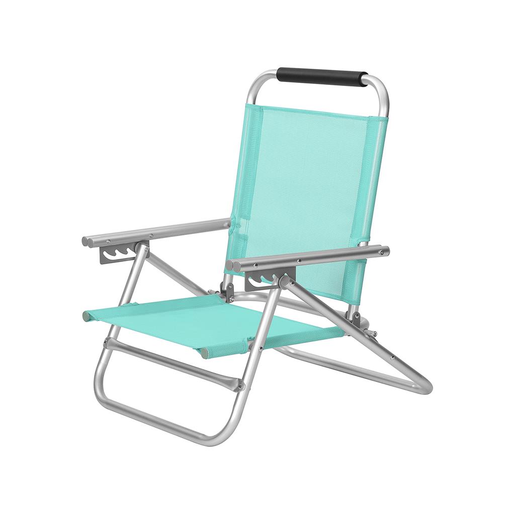 Folding Beach Chair with Armrests - Indigo Home