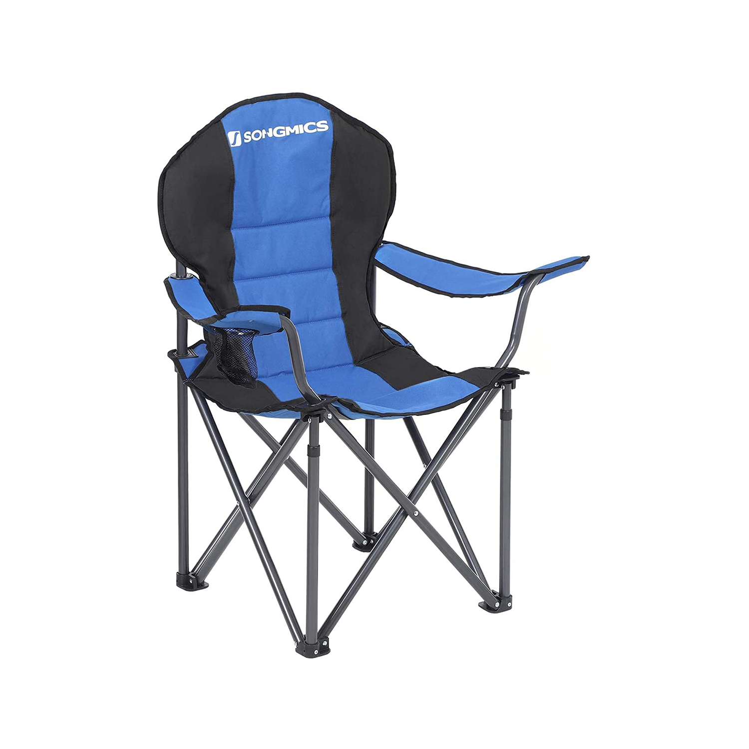 Foldable Camping Chair with Glass Holder - Indigo Home