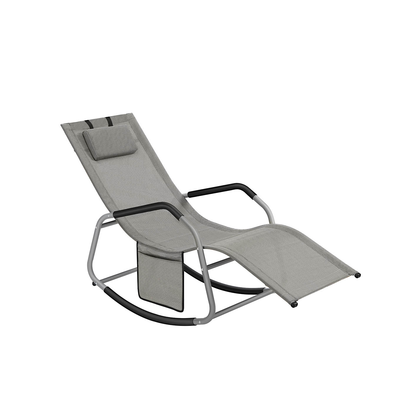 Outdoor Lounger - TARNA Recliner Anti-Tipping Stop - Dove Grey - Indigo Home