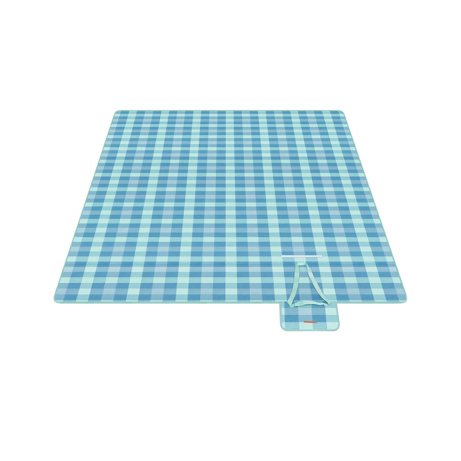 Picnic Blanket 300 x 200 cm Green and Blue - Indigo Home