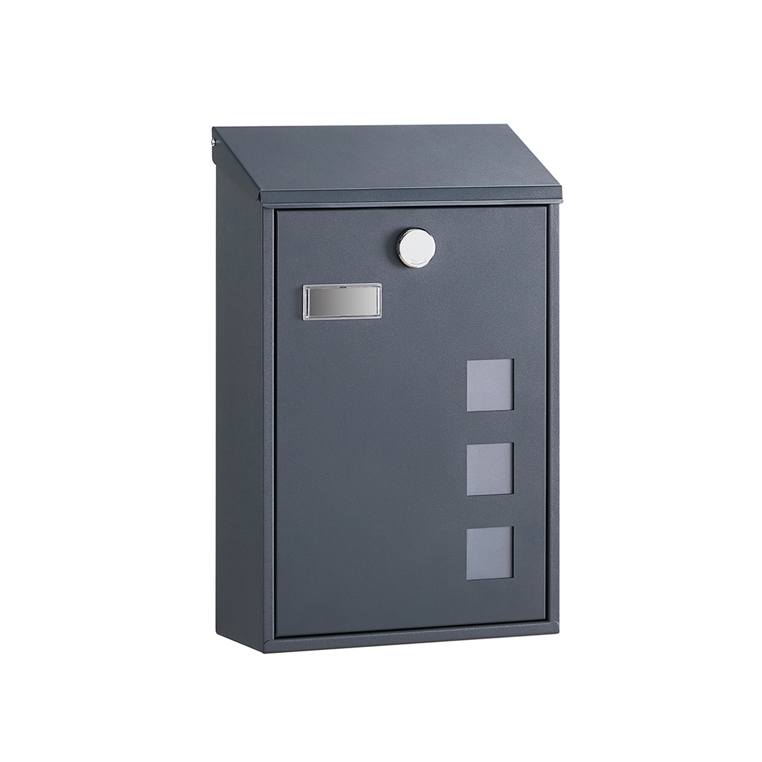 Wall Mounted Post Box 11.5x25.5x39.5cm - Indigo Home