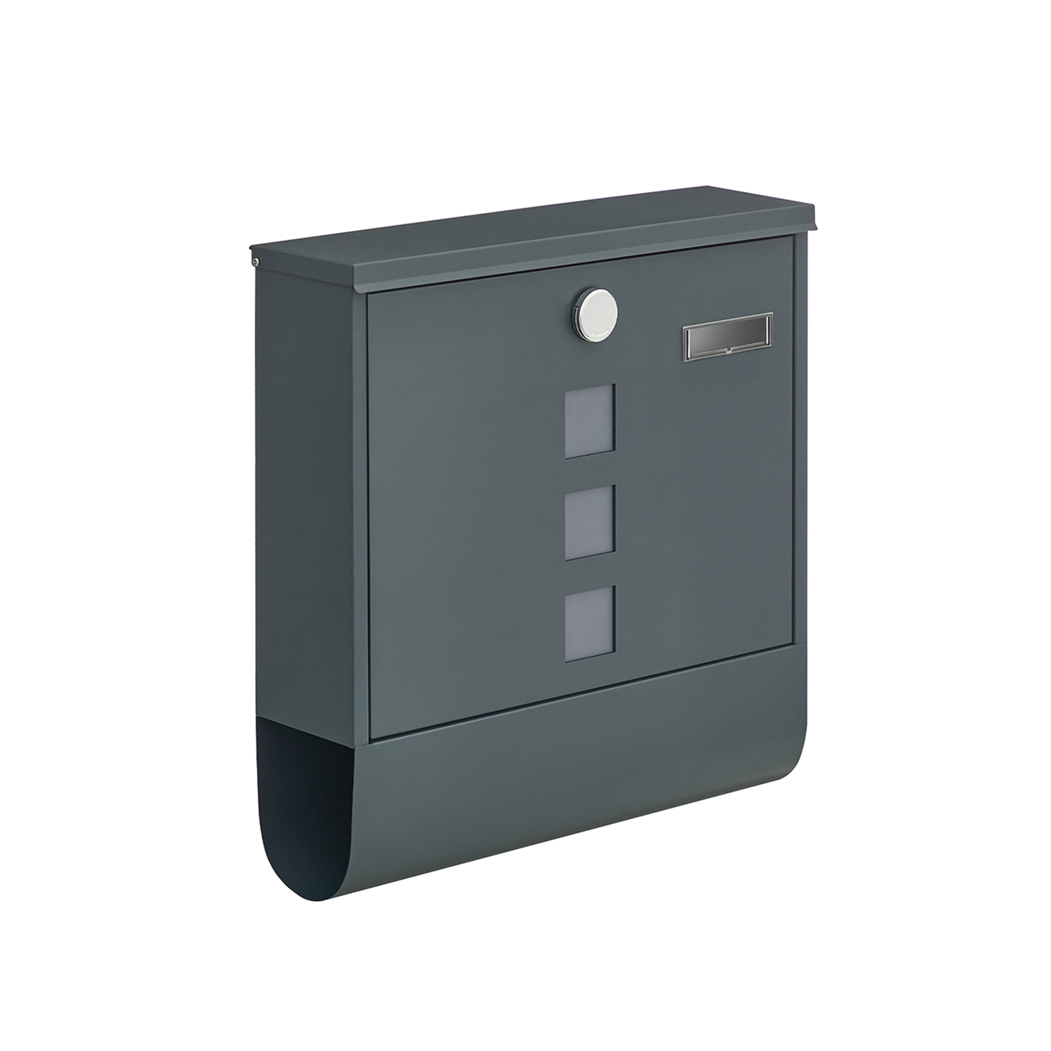 Wall Mounted Post Box 11x37x37cm - Indigo Home