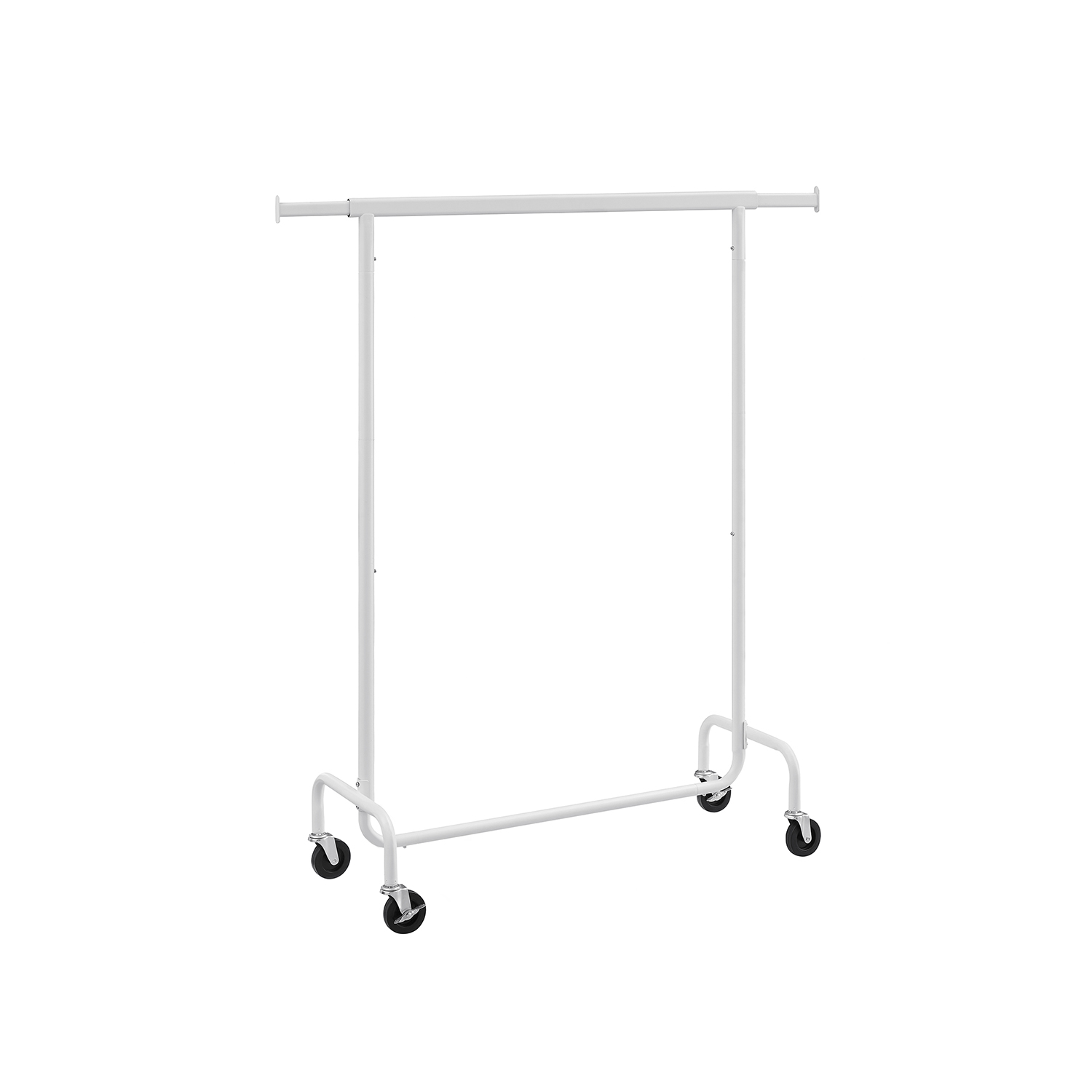 Clothes Rack on Wheels Matte White - Indigo Home