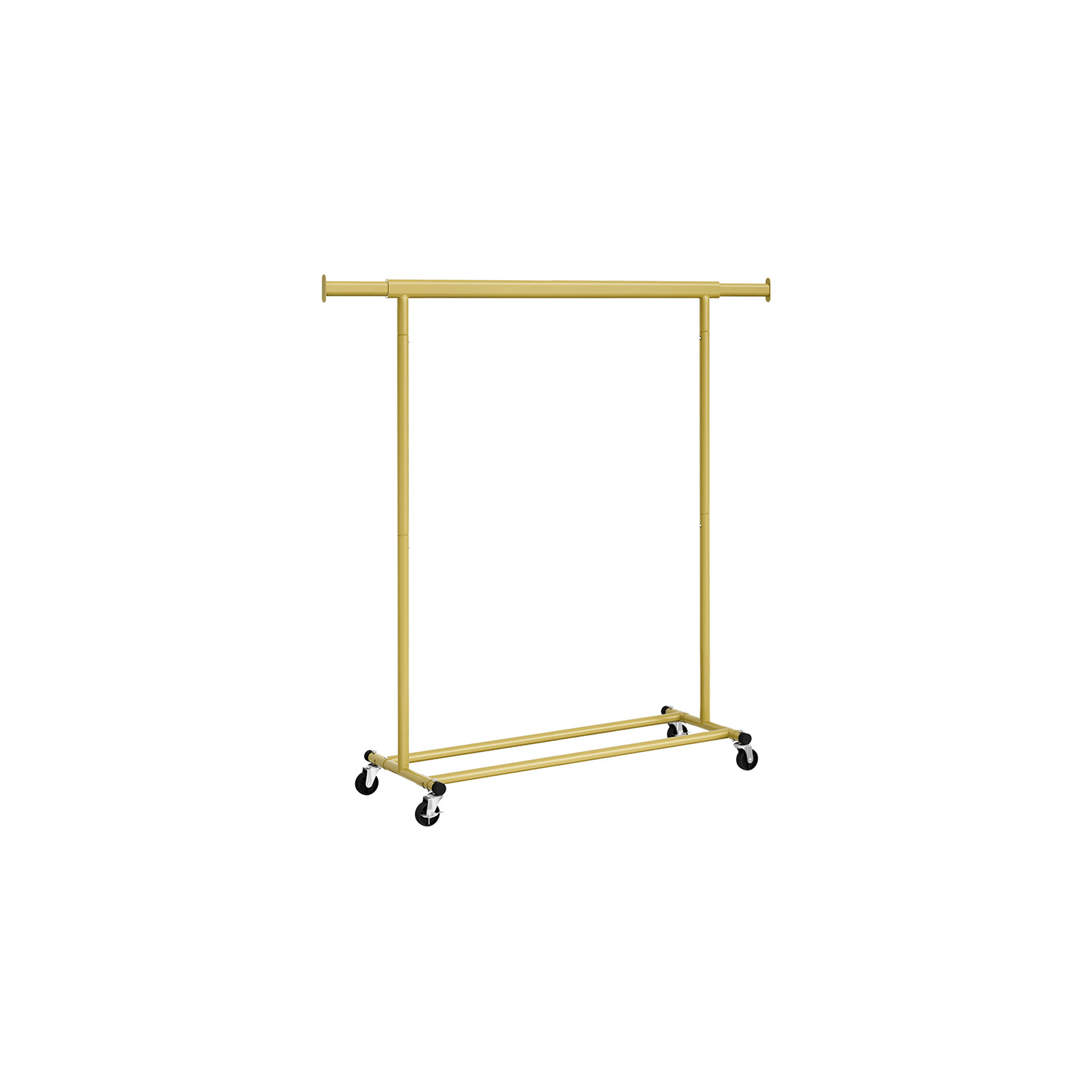 Clothes Rack - SERRO Heavy Duty on Wheel - Pale Gold - Indigo Home