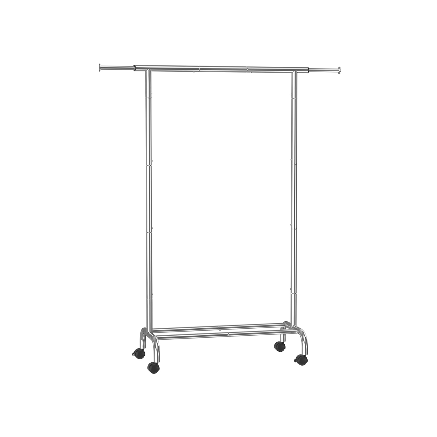 Clothes Rail - FIONIA Extendable Hanging Rail with Wheels - Dove Grey - Indigo Home