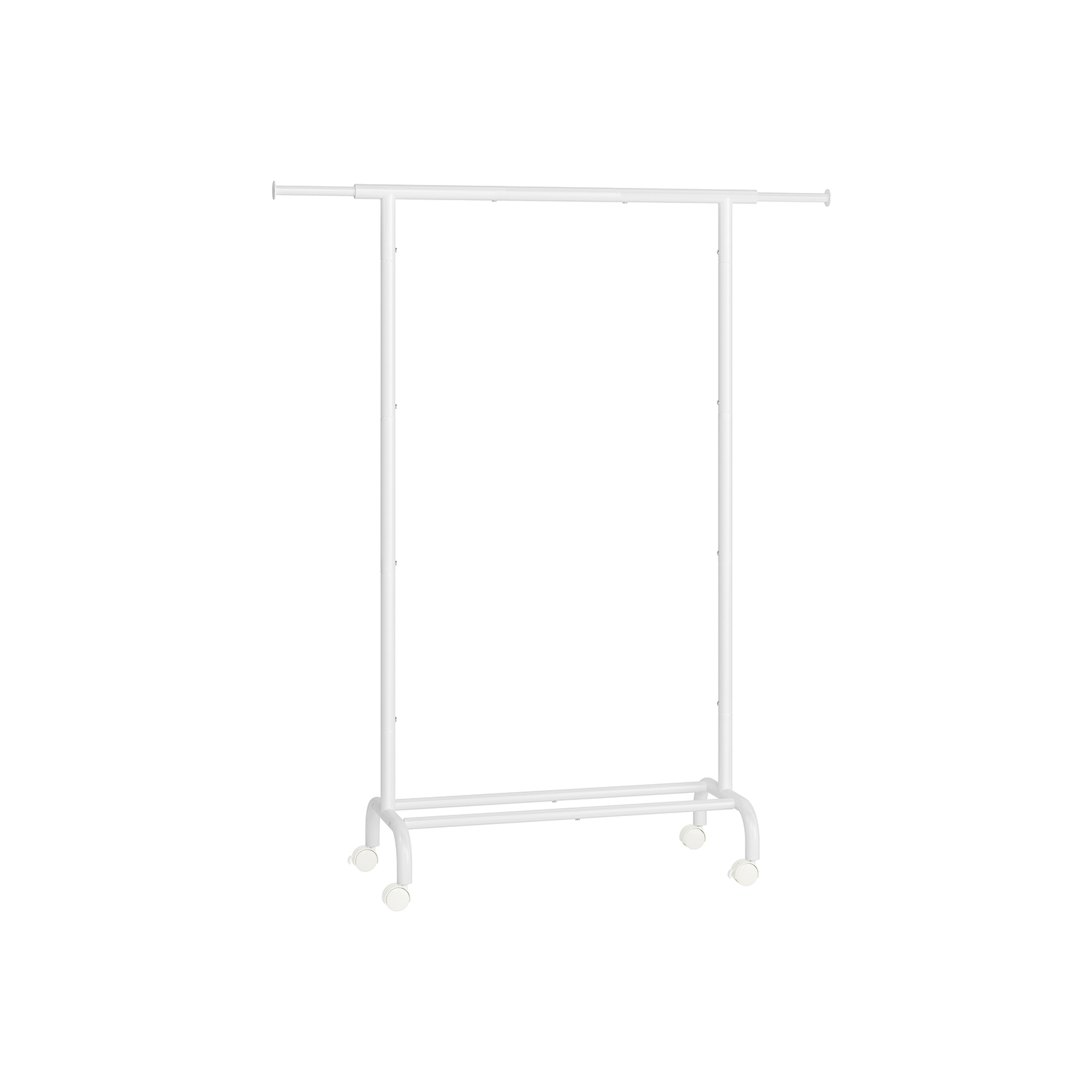 Clothes Rail - FIONIA Extendable Hanging Rail White - Indigo Home