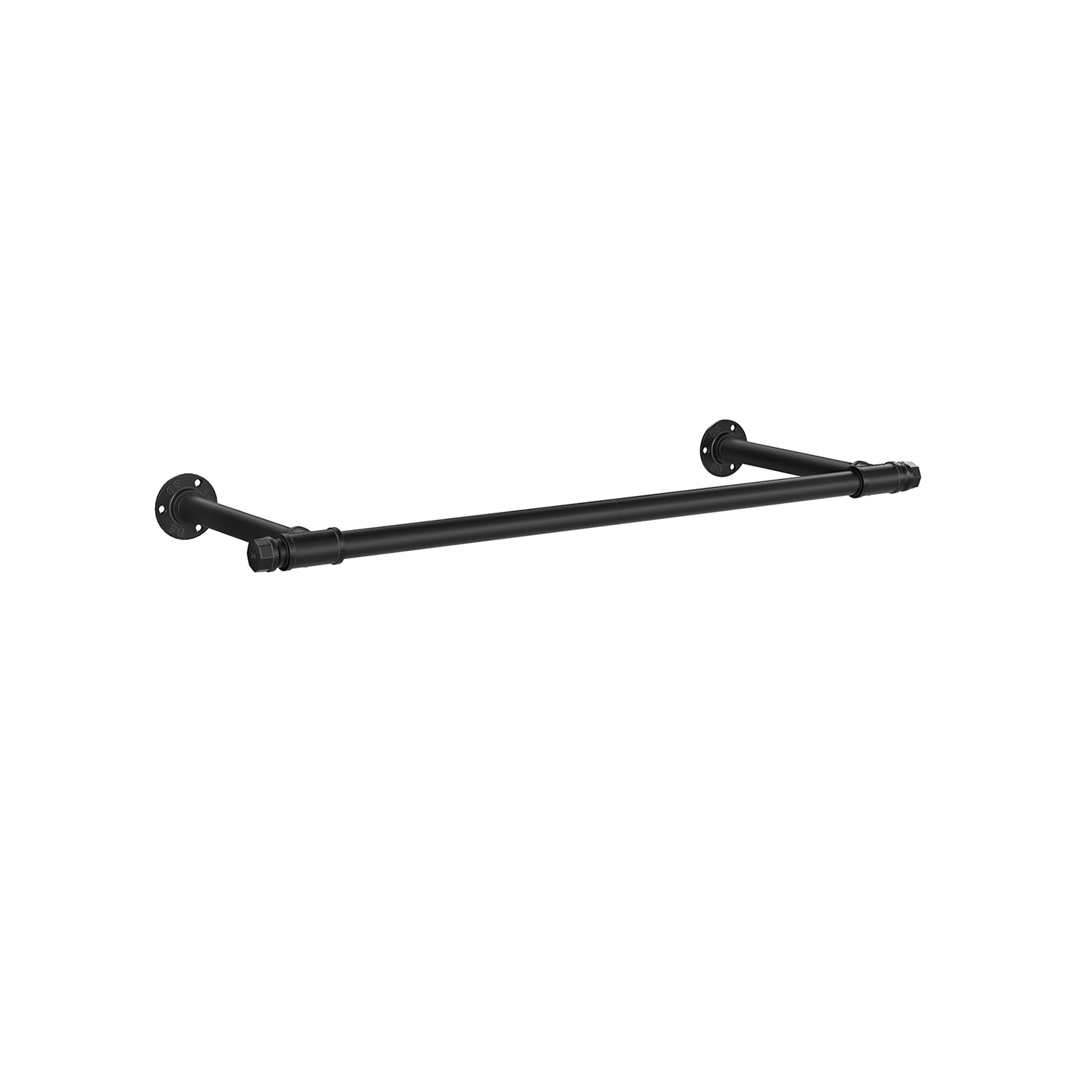 Wall-Mounted Clothes Rail 60 kg Load - Indigo Home