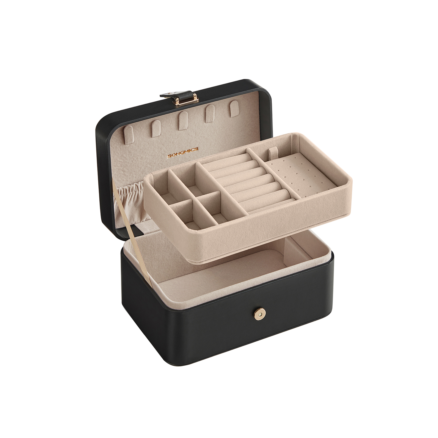 Jewellery Box, 2-Layer Jewellery Storage - Indigo Home