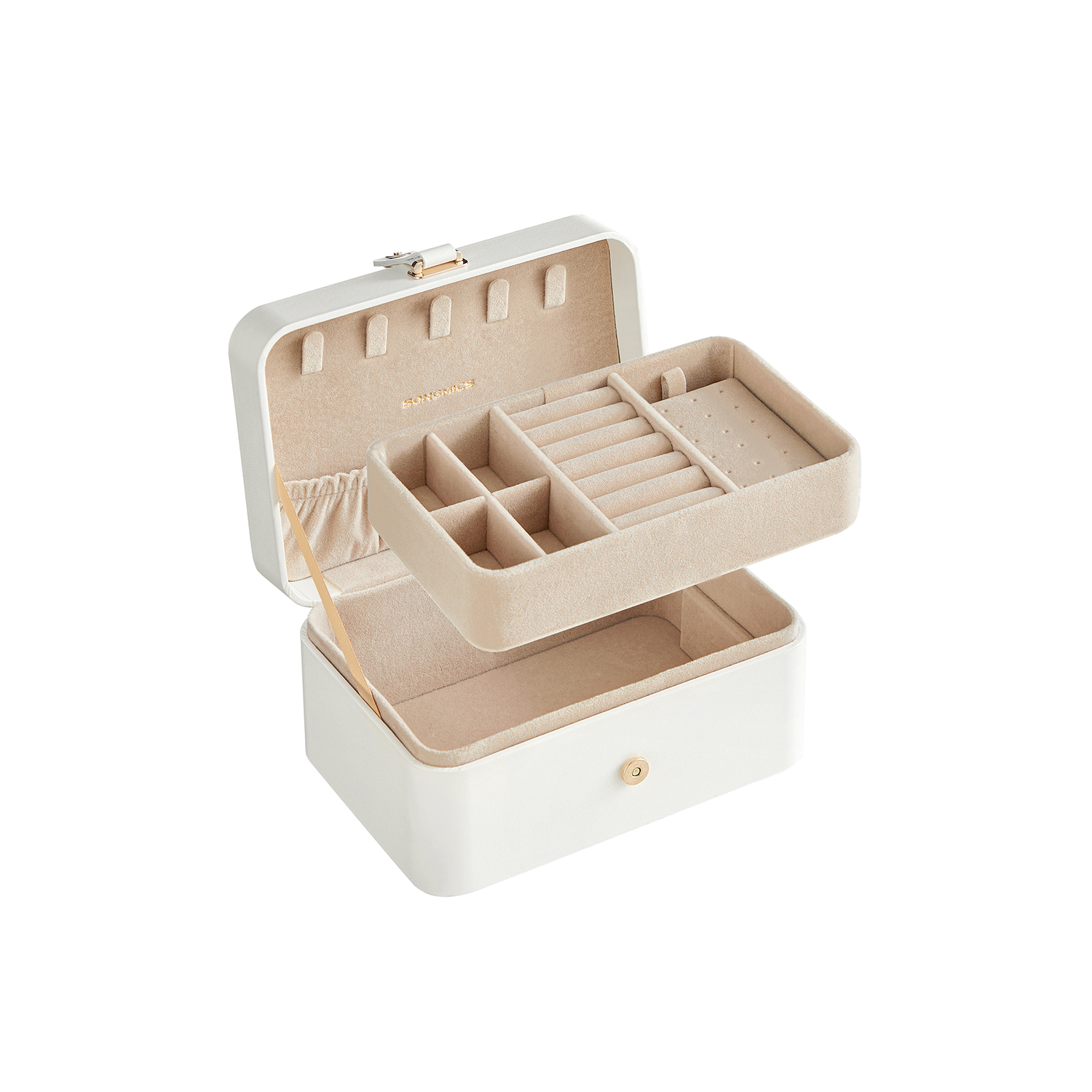 Jewellery Box, 2-Layer Jewellery Storage - Indigo Home