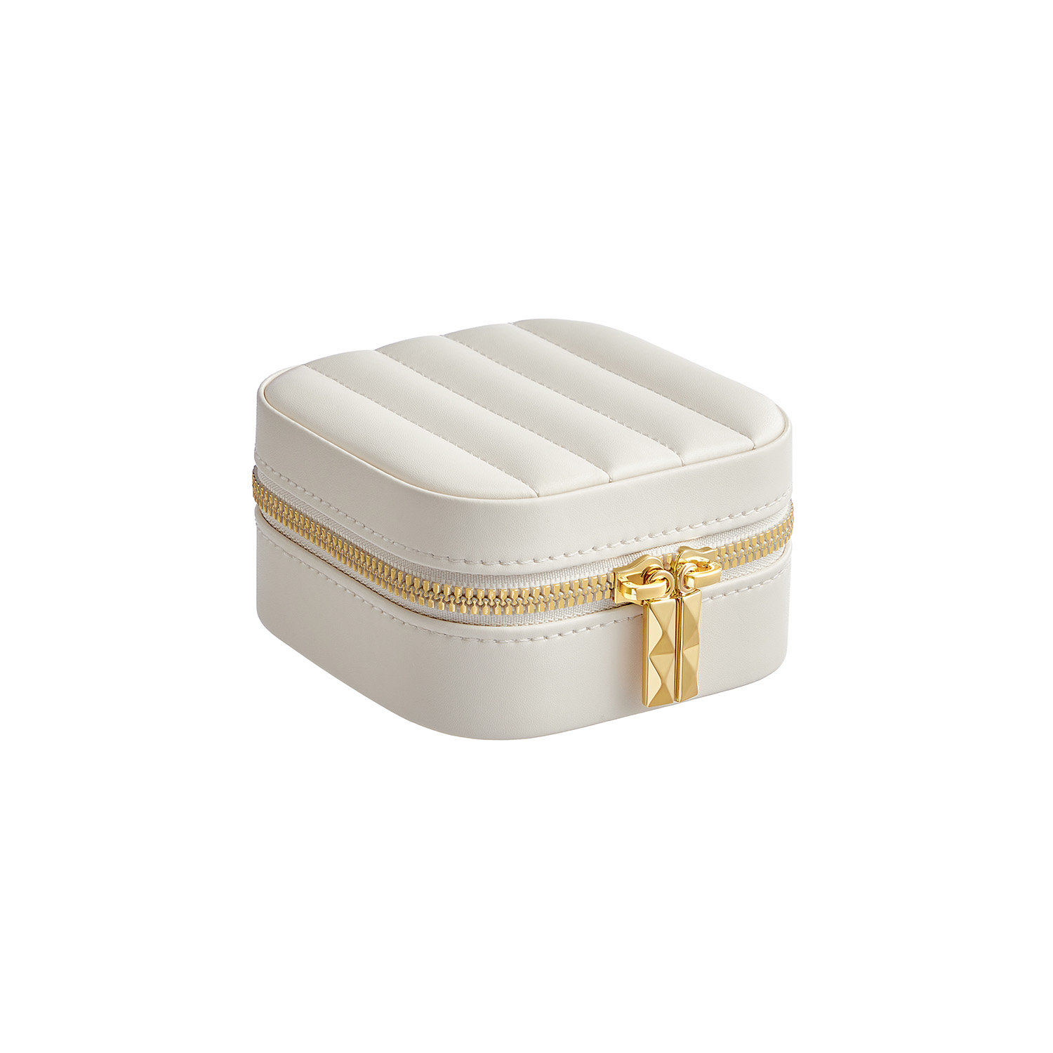 Jewellery Box - ARCVA ANAH Collection Travel Organizer Box - White - Indigo Home