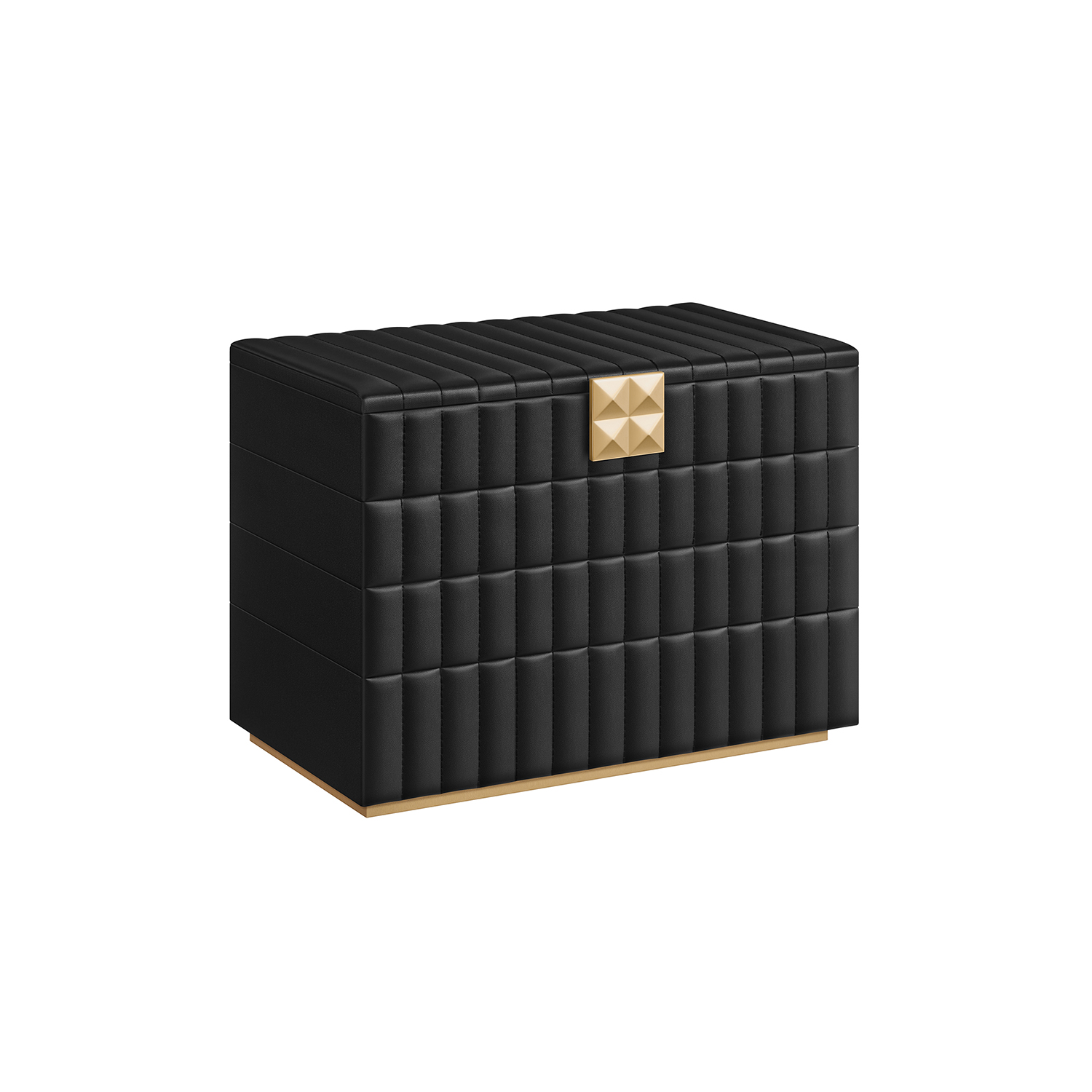 Jewellery Box - ARCVA ANAH Collection Stackable Organizer - Black - Indigo Home
