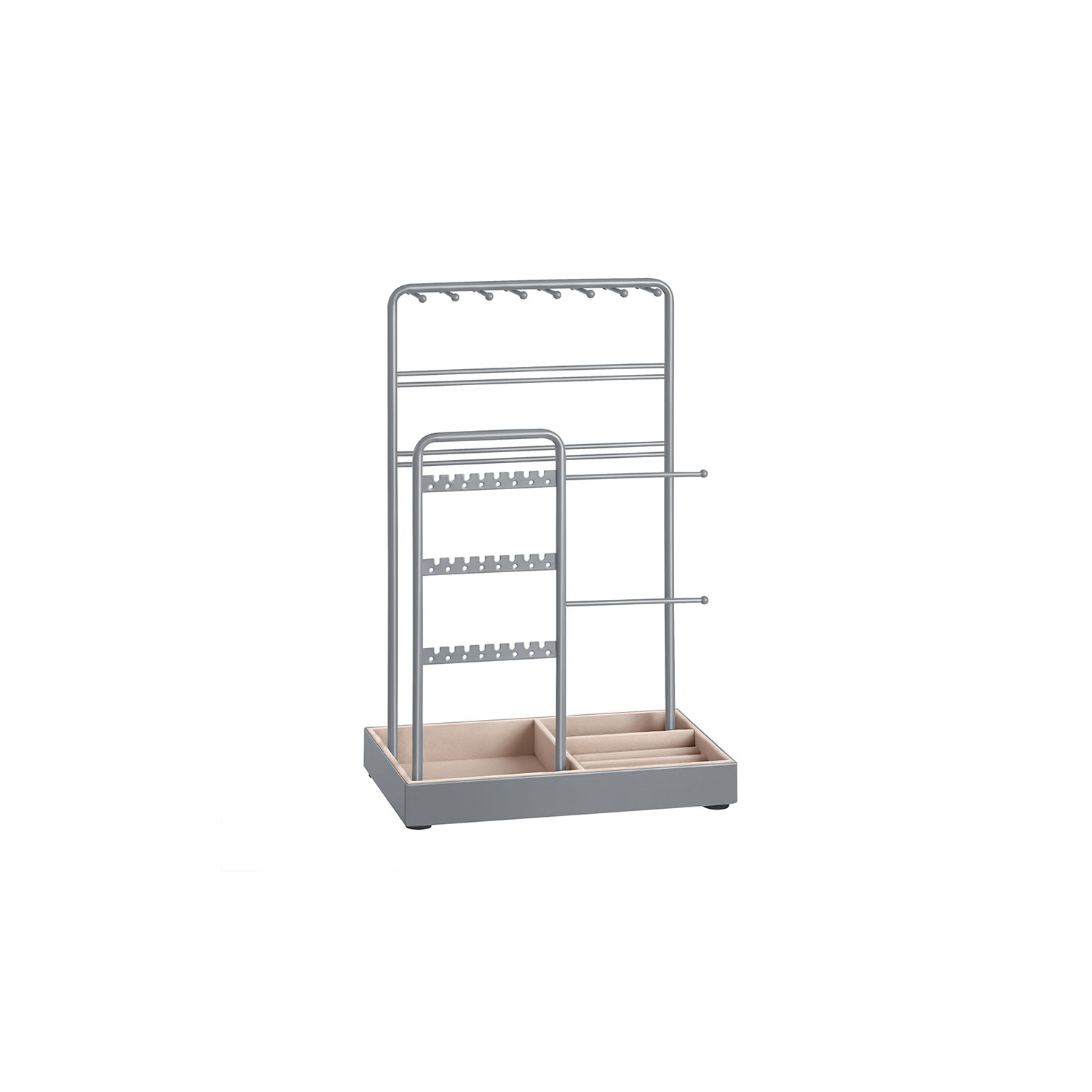 Jewellery Display Stand - AVOLIA Metal Frame with Optional Helper - Dove Grey - Indigo Home